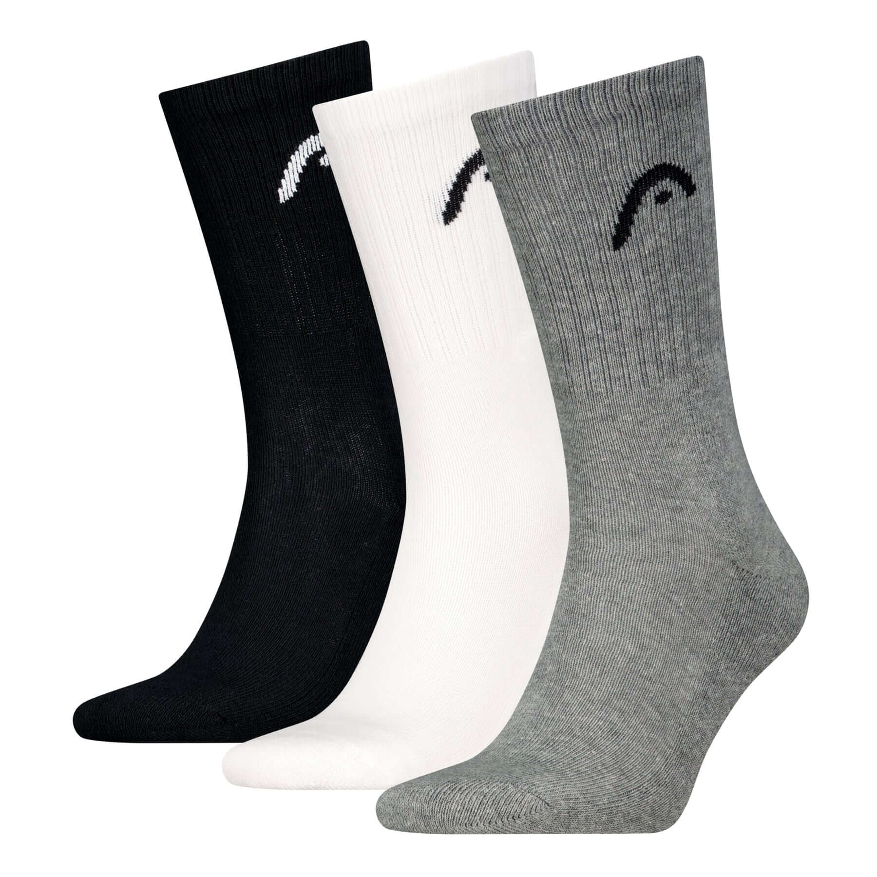 Head All Sports Training Crew Socks 3-Pack – Cushioned & Anatomical Fit