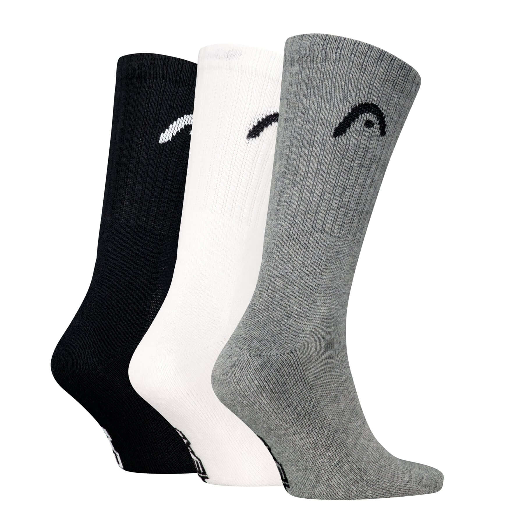 Head All Sports Training Crew Socks 3-Pack – Cushioned & Anatomical Fit
