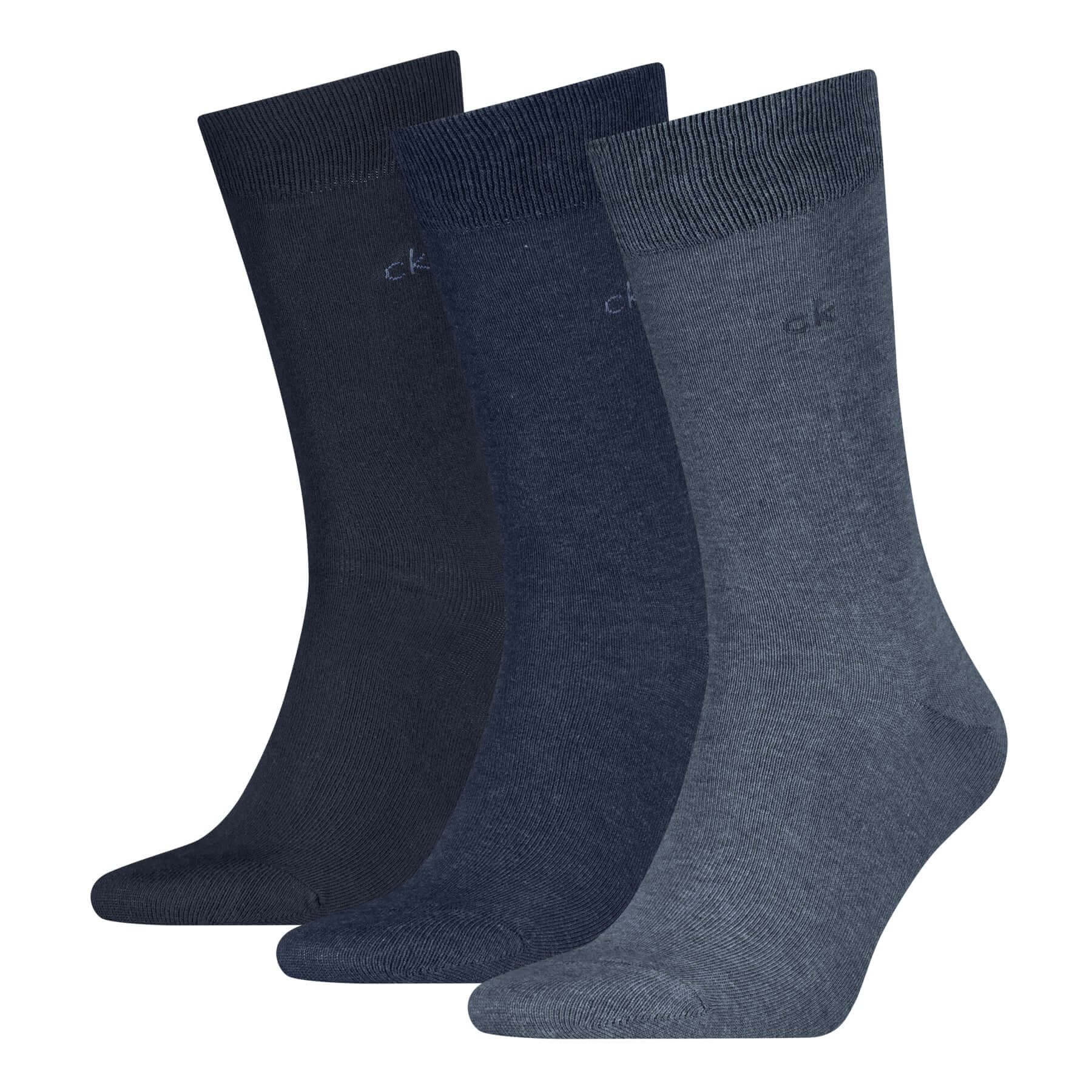 Calvin Klein Men’s 3 Pack Crew Socks – Cotton Blend Everyday Comfort