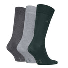 Calvin Klein Men’s 3 Pack Crew Socks – Cotton Blend Everyday Comfort