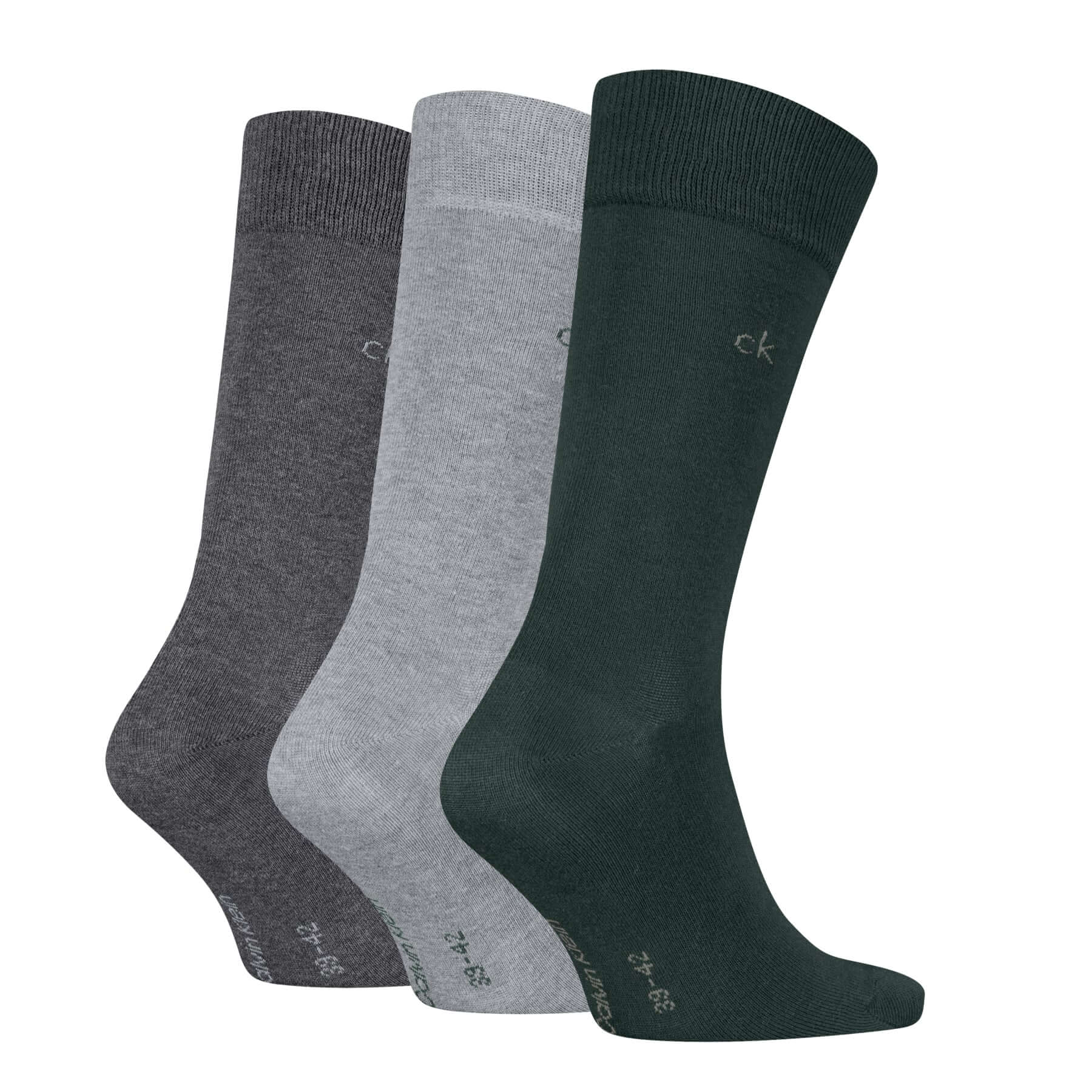 Calvin Klein Men’s 3 Pack Crew Socks – Cotton Blend Everyday Comfort