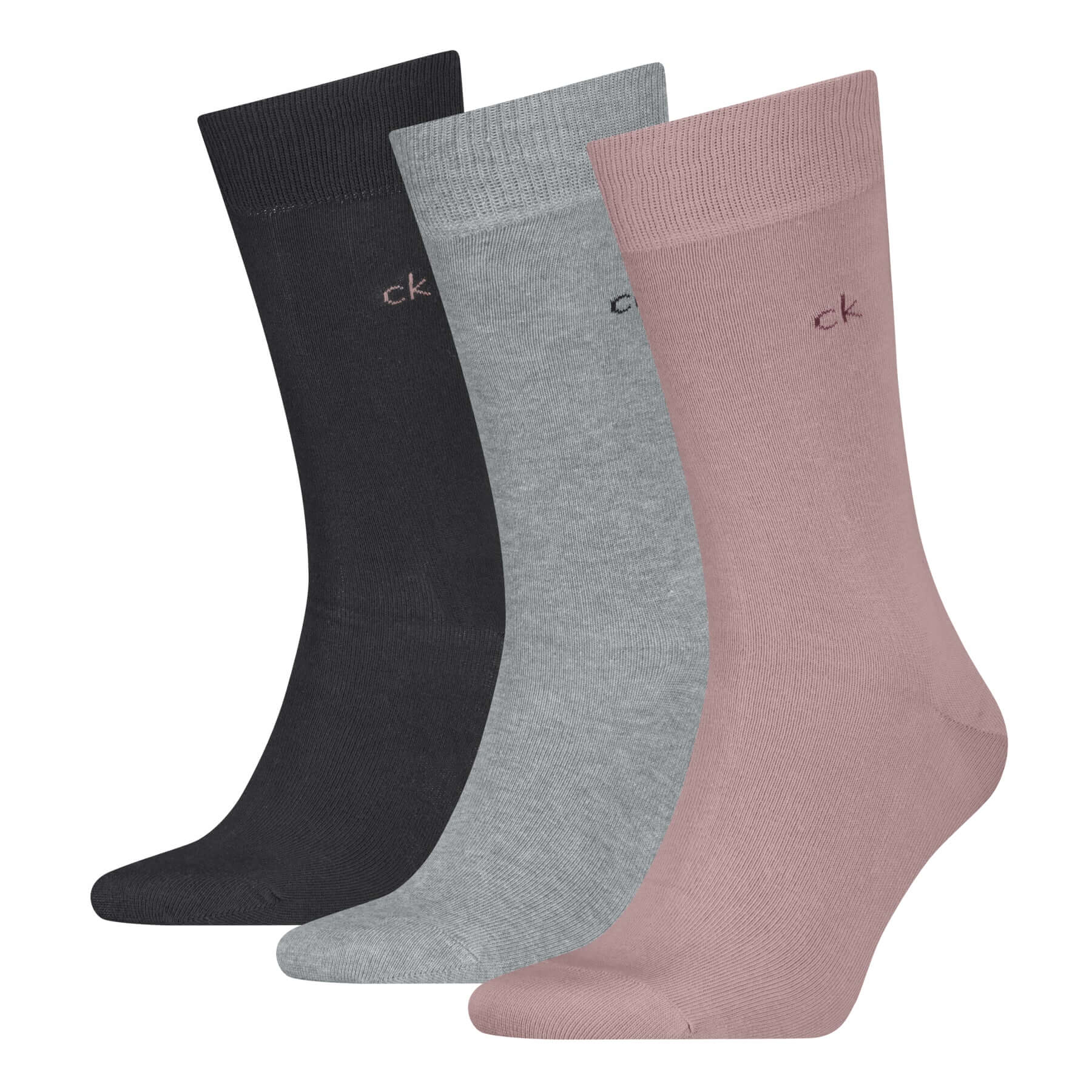 Calvin Klein Men’s 3 Pack Crew Socks – Cotton Blend Everyday Comfort
