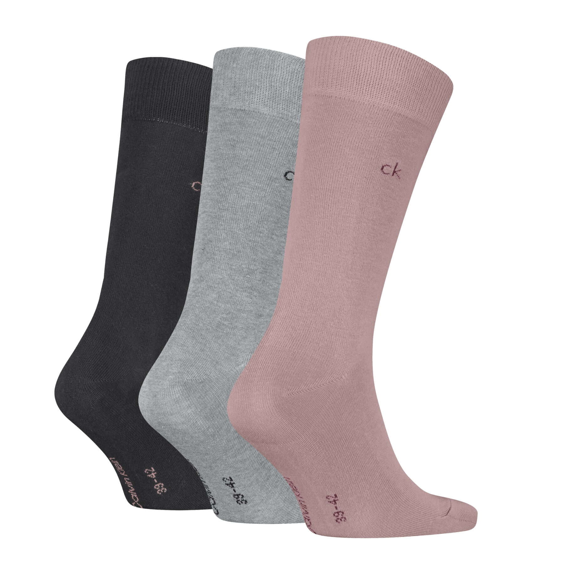Calvin Klein Men’s 3 Pack Crew Socks – Cotton Blend Everyday Comfort