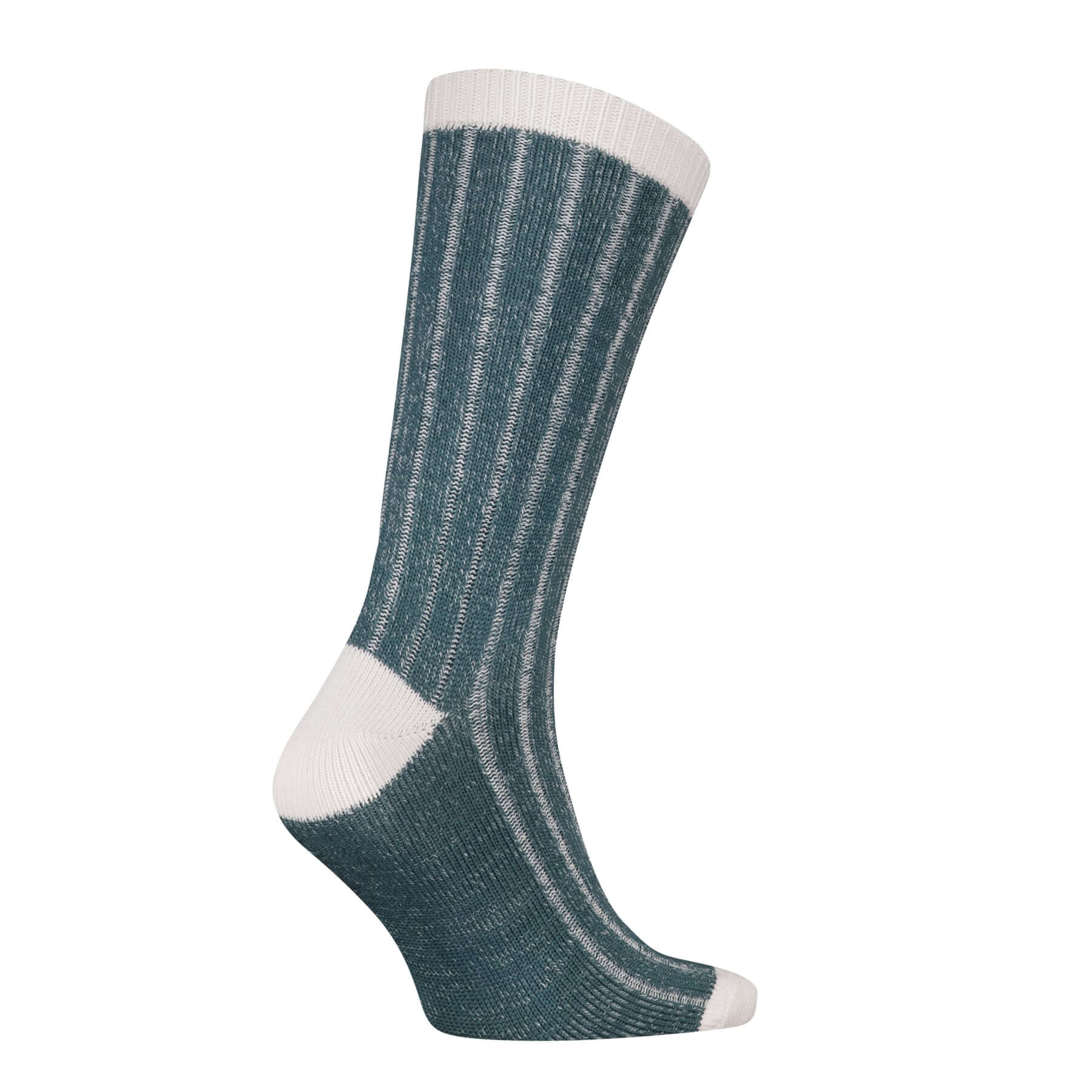 Calvin Klein Men’s Classic Combed Thick Cotton Boot Socks – 1 Pack (Black, Blue, Teal)