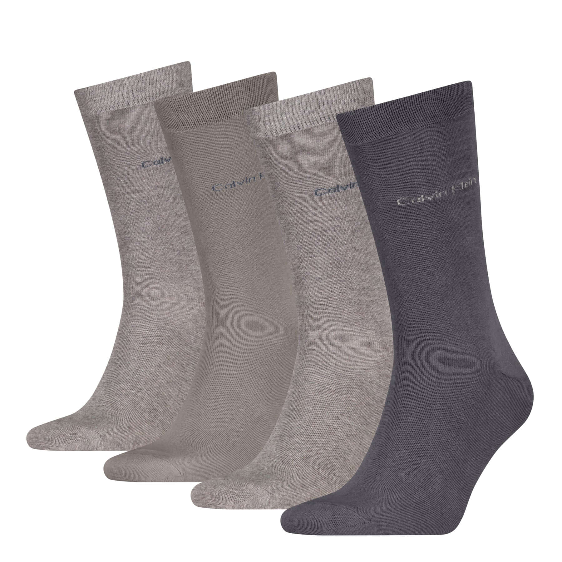Calvin Klein Men’s 4 Pack Logo Cotton Crew Socks Gift Box – Classic