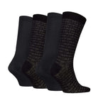 Calvin Klein Men’s 4 Pack Logo Cotton Crew Socks Gift Box – AOP