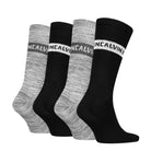 Calvin Klein Men’s 4 Pack Stripes Crew Socks Gift Set - Cotton Blend