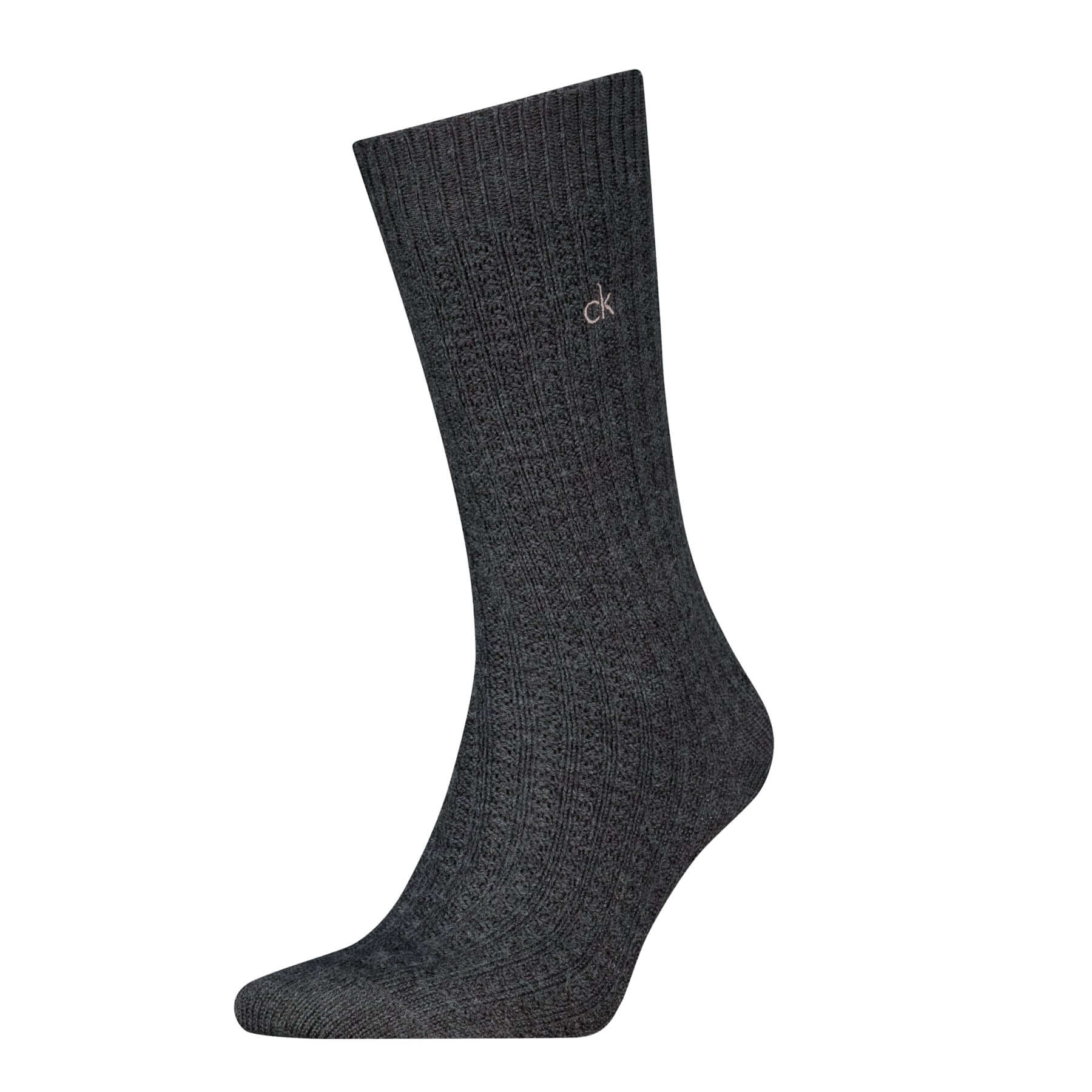 Calvin Klein Men’s Merino Wool Boot Socks – 1 Pack (Black, Blue, Teal, Pink)