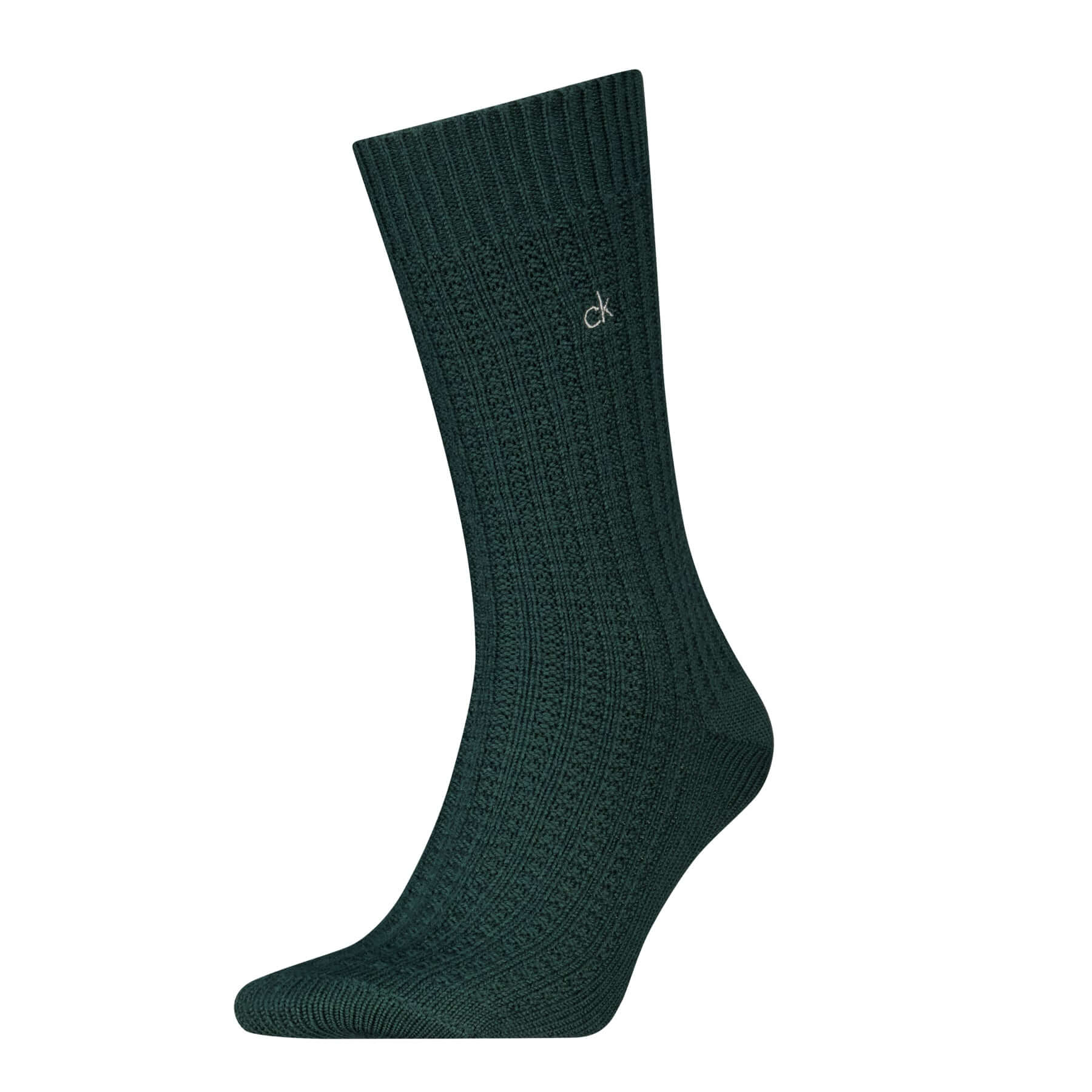 Calvin Klein Men’s Merino Wool Boot Socks – 1 Pack (Black, Blue, Teal, Pink)