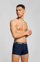 Levi's Men's 3 Pack Repeat Logo Boxer Briefs – Navy