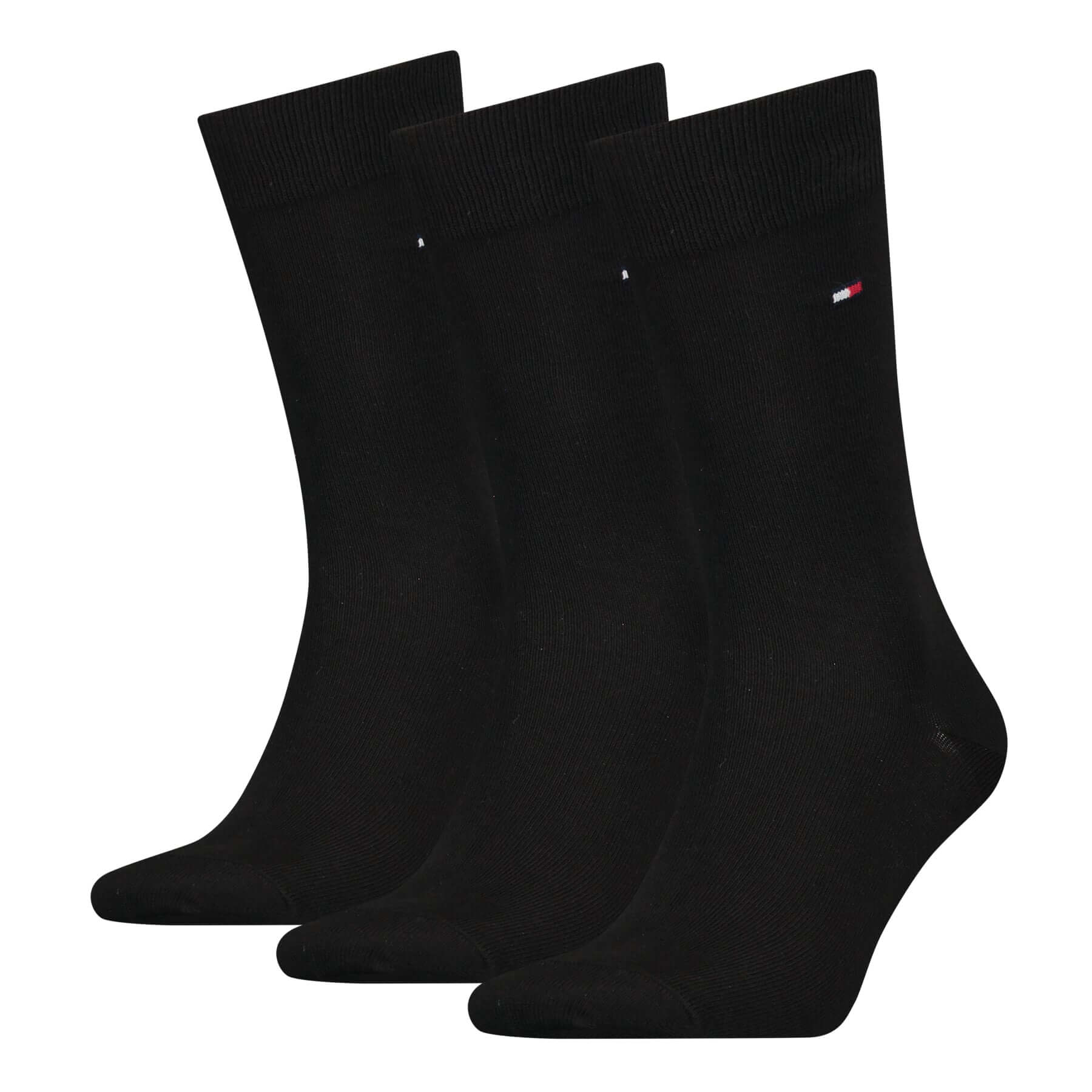 Tommy Hilfiger 3 Pack Essential Socks – Black