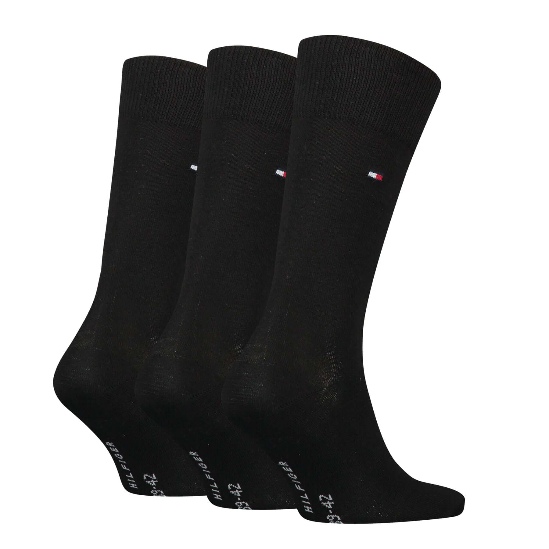 Tommy Hilfiger 3 Pack Essential Socks – Black