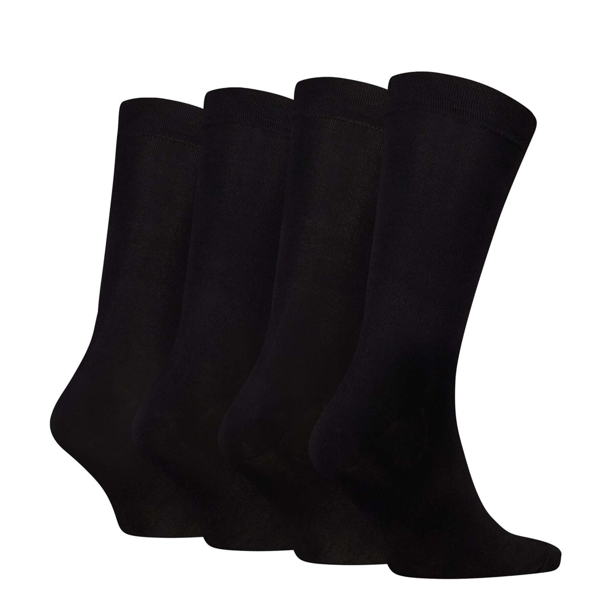 Calvin Klein Men's 4 Pack Classic Crew Socks Gift Box - Black