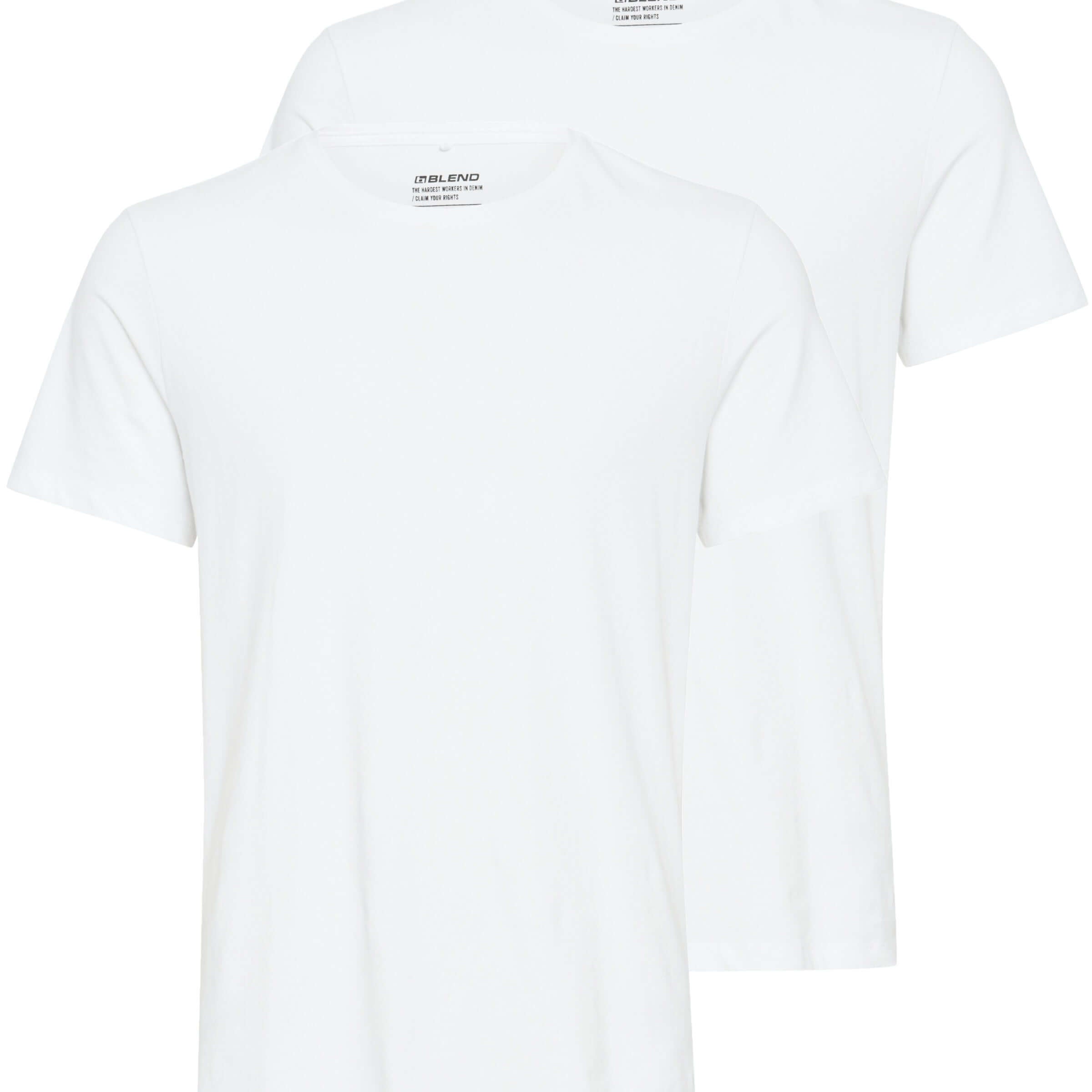 Blend BHDINTON 2-Pack Slim Fit Basic White T-Shirts