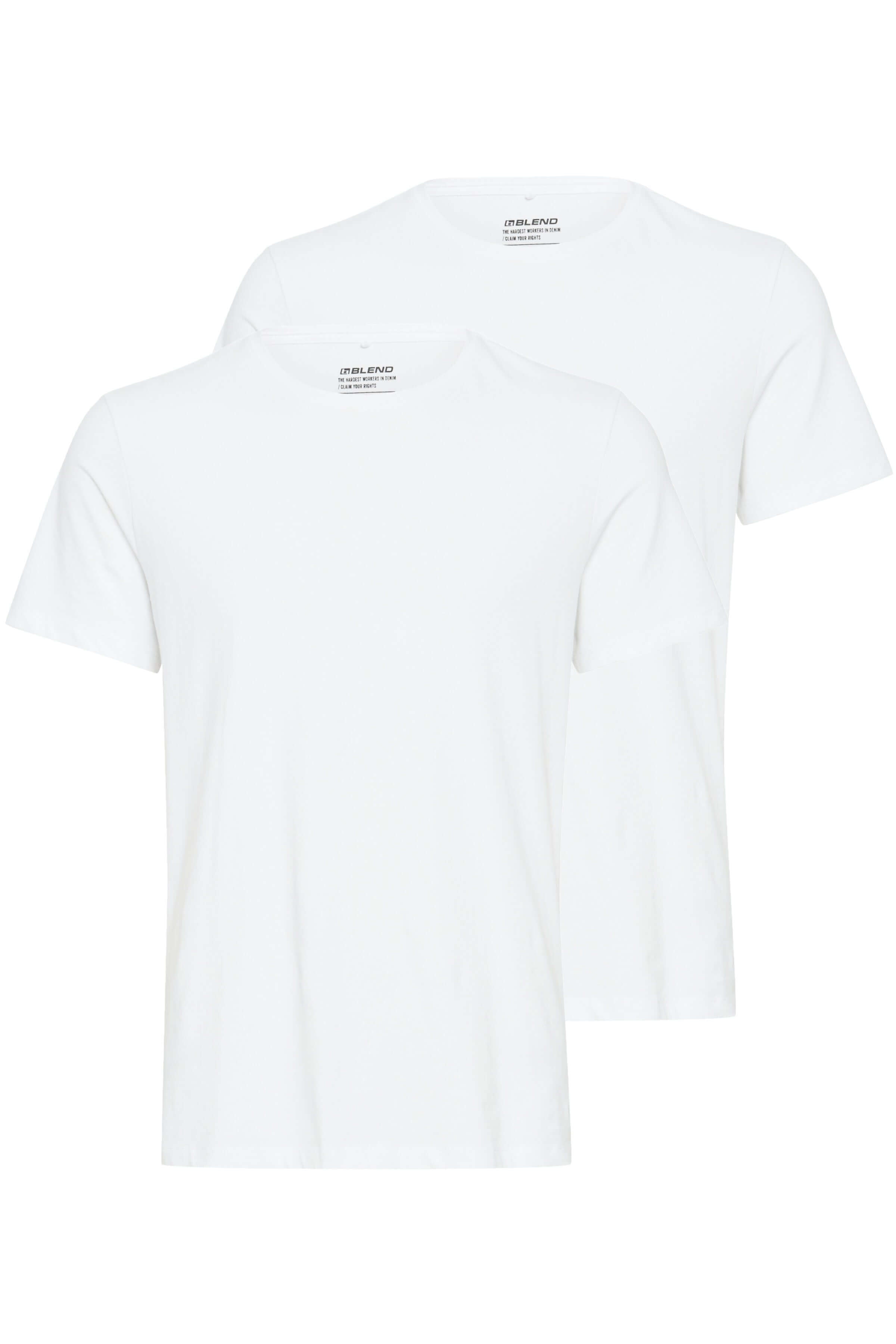 Blend BHDINTON 2-Pack Slim Fit Basic White T-Shirts