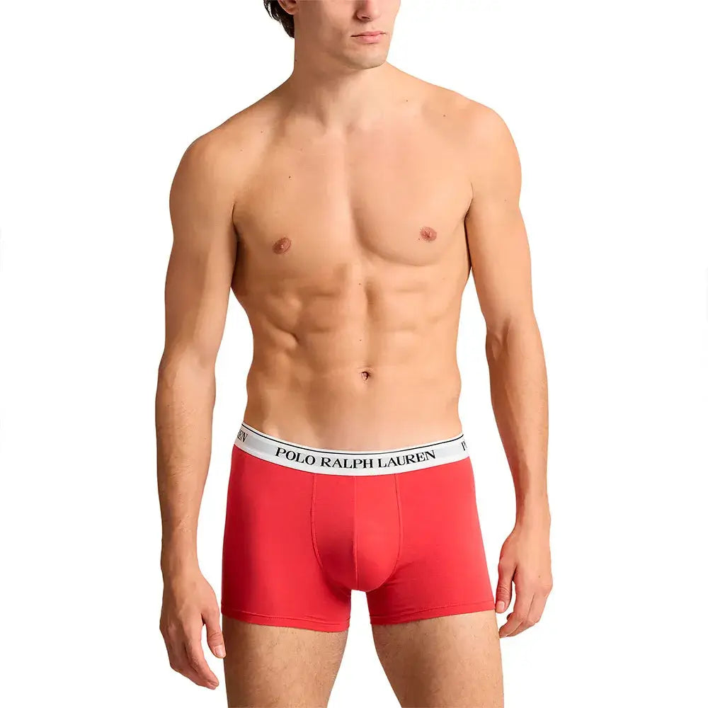 Polo Ralph Lauren 3 pack Boxer Trunks - Black/Red/Pistachio