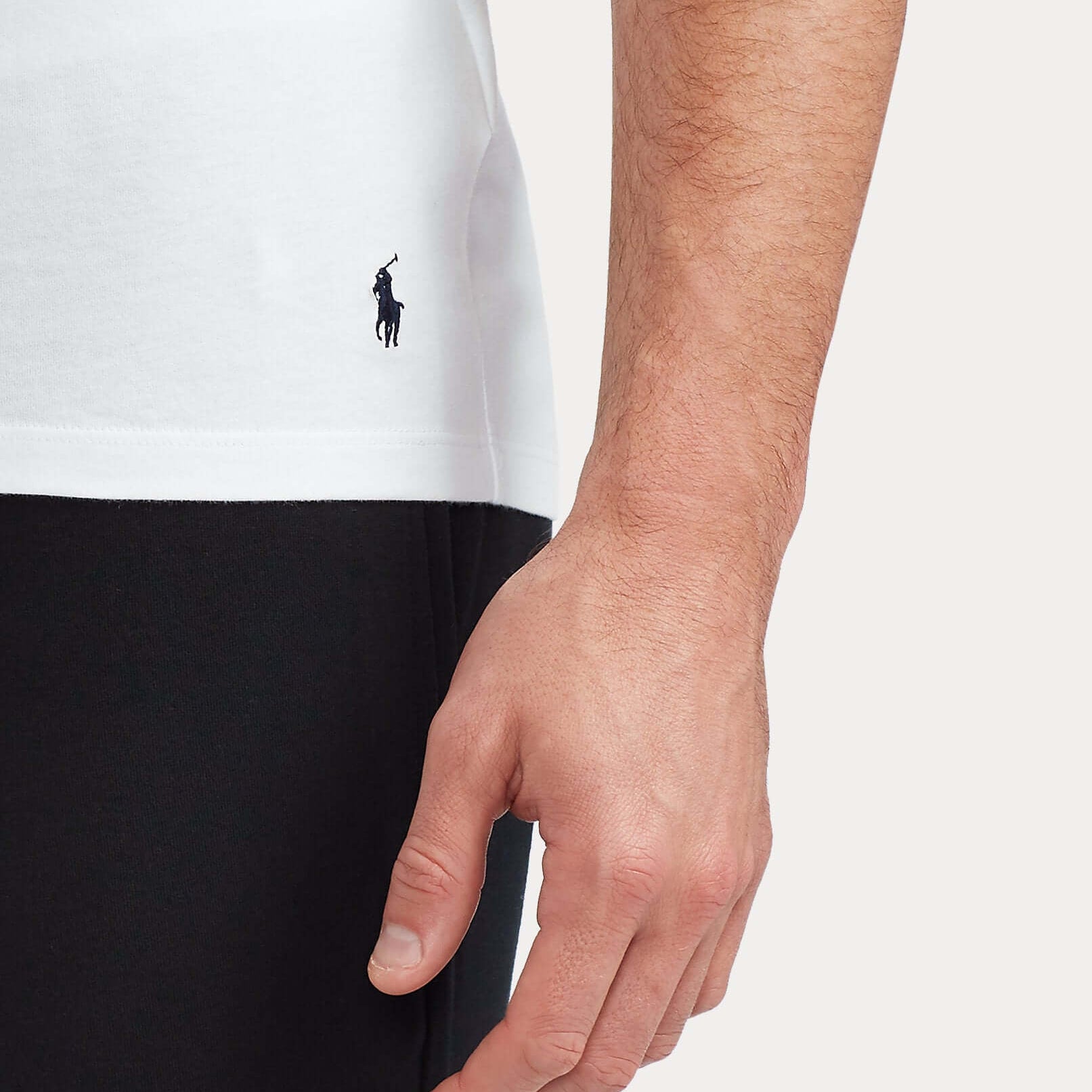 Polo Ralph Lauren Crewneck 3 Pack T-Shirts - Black / White Grey