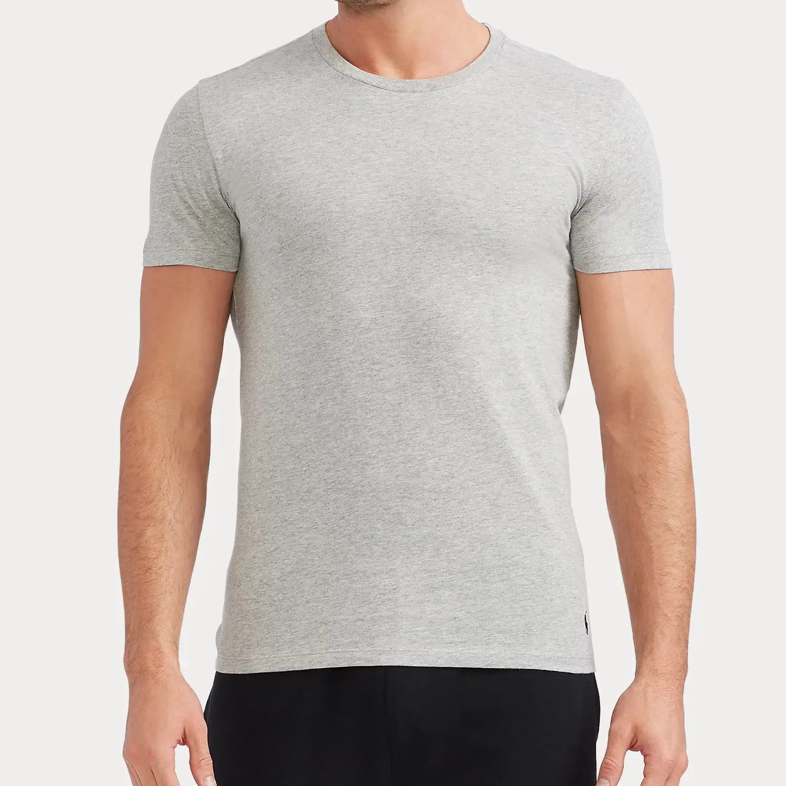 Polo Ralph Lauren Crewneck 3 Pack T-Shirts - Black / White Grey