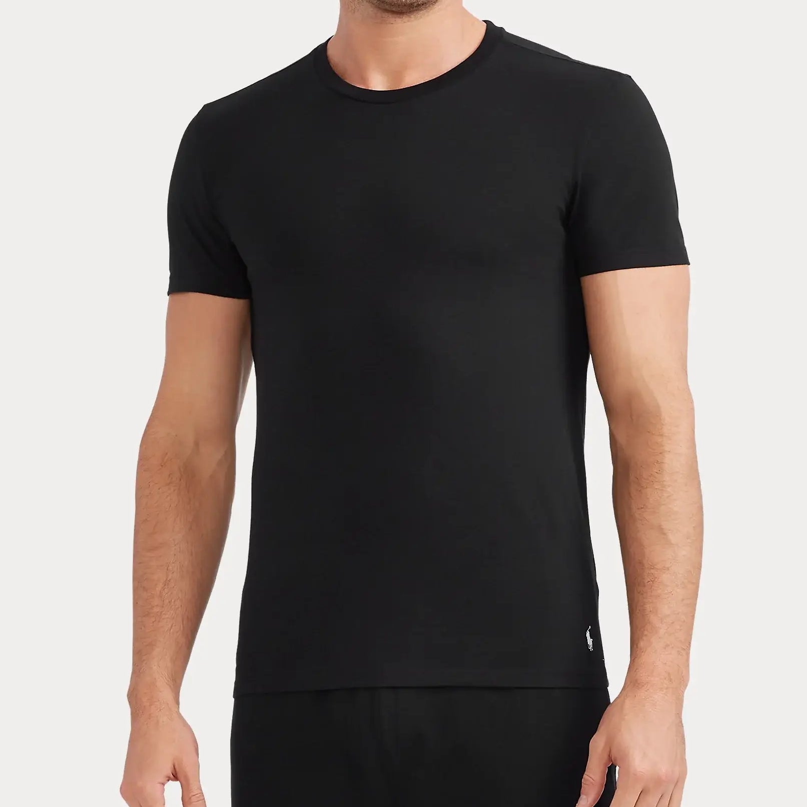 Polo Ralph Lauren Crewneck 3 Pack T-Shirts - Black / White Grey