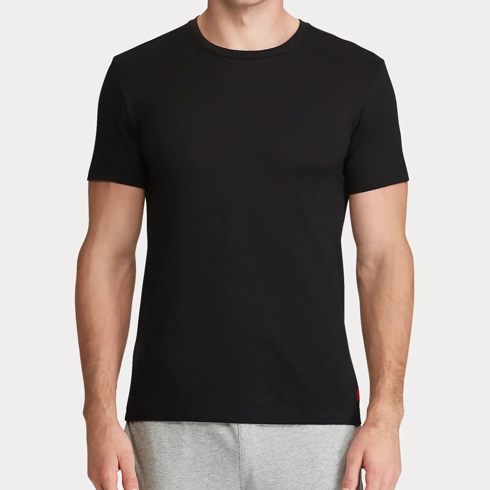 Polo Ralph Lauren Classic Crew Neck 2 Pack T-Shirts - Black