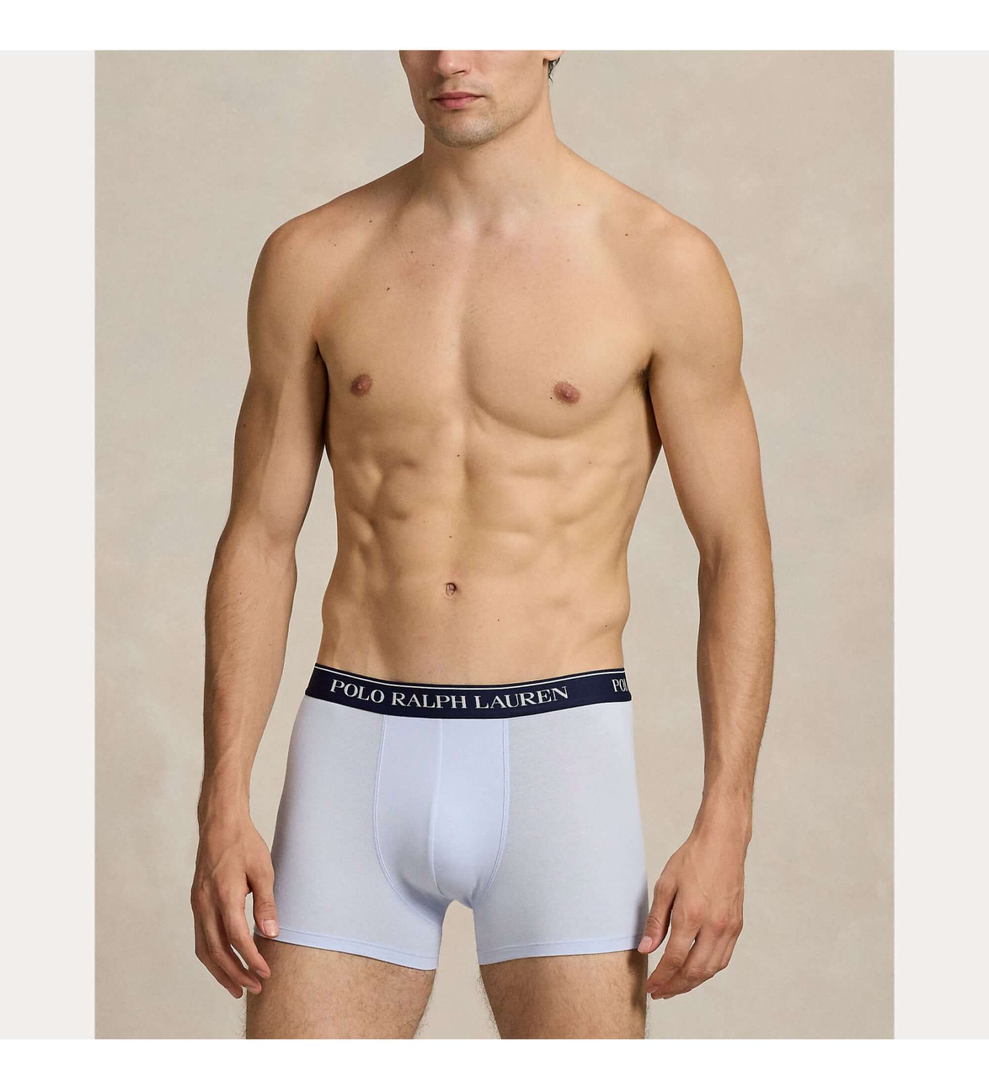 Polo Ralph Lauren Classic Trunks 5-Pack - White/Pink/Oxford Blue/Juniper Berry/Navy