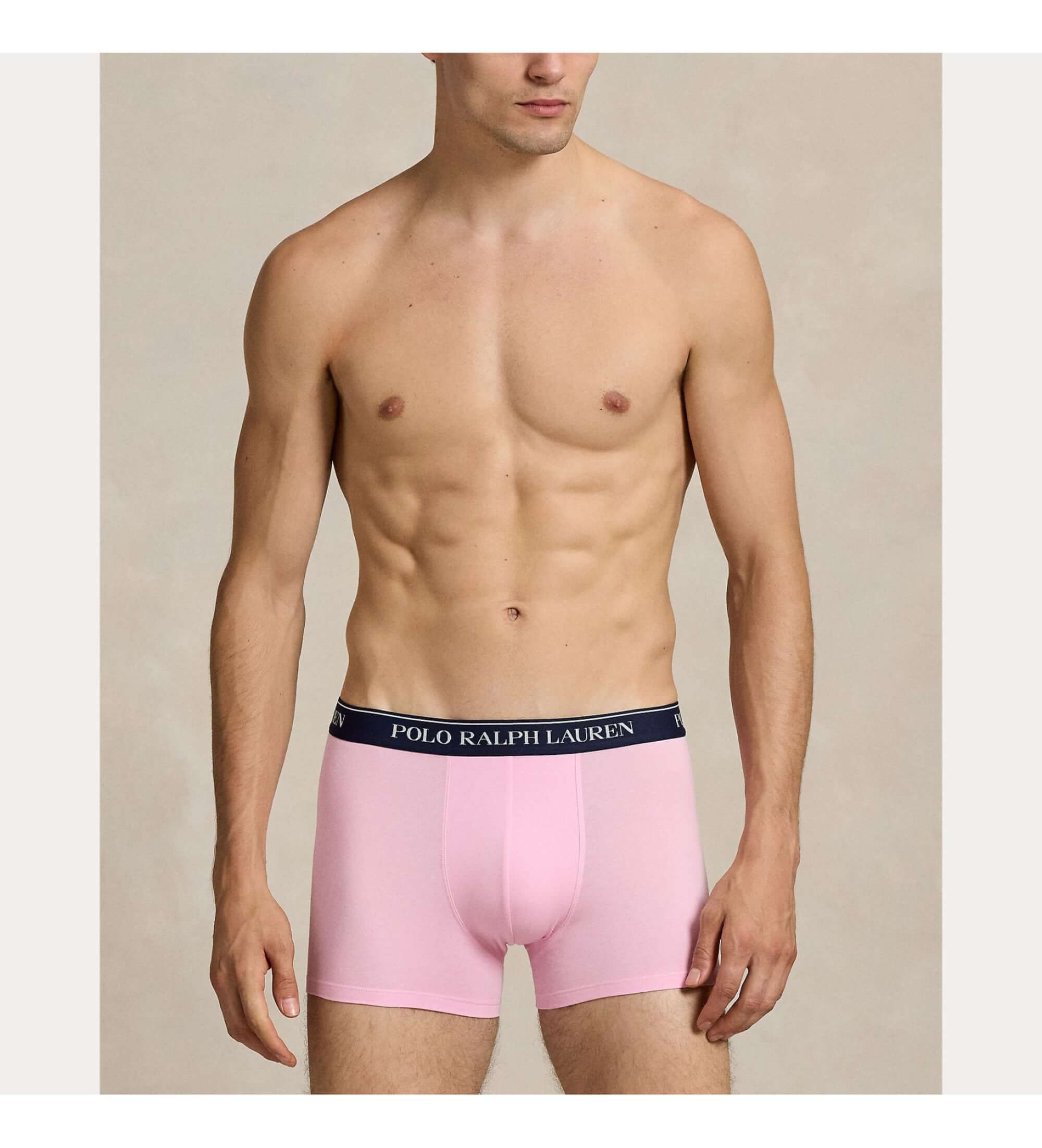 Polo Ralph Lauren Classic Trunks 5-Pack - White/Pink/Oxford Blue/Juniper Berry/Navy