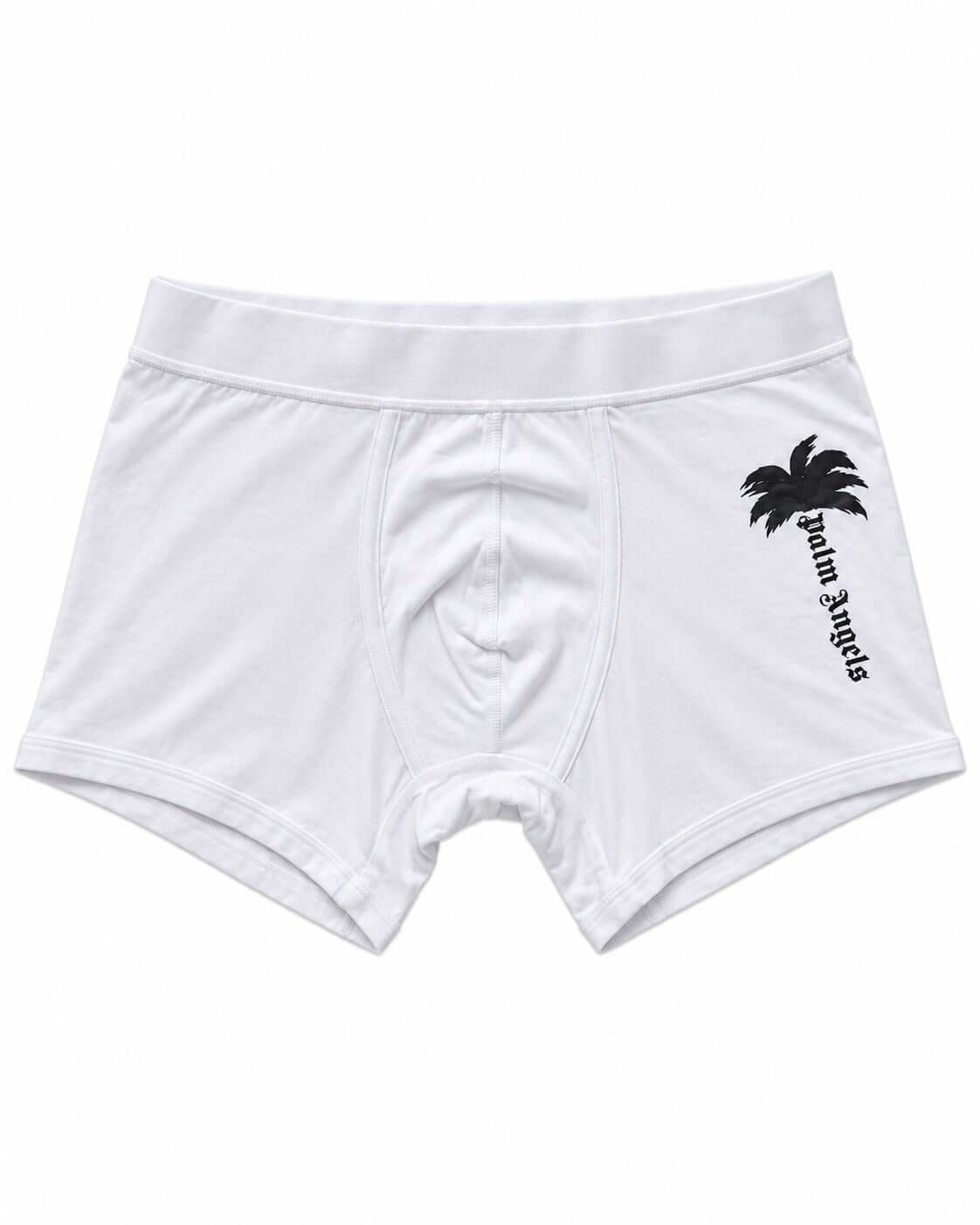 Palm Angels Palm Logo Cotton Stretch Trunks 2 Pack