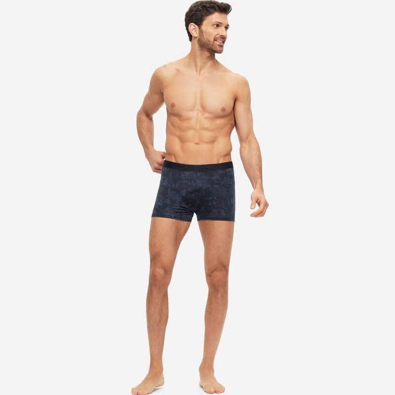 Derek Rose Men's Boxer Briefs Tolie 7 Pima Cotton Stretch Navy