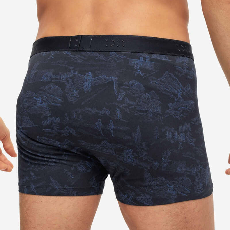 Derek Rose Men's Boxer Briefs Tolie 7 Pima Cotton Stretch Navy