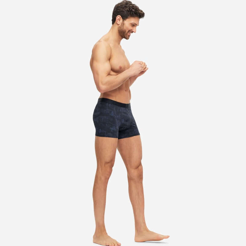 Derek Rose Men's Boxer Briefs Tolie 7 Pima Cotton Stretch Navy