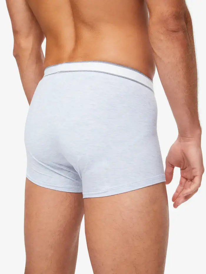 Derek Rose Men's Ethan Micro Modal Stretch Boxer Briefs - Blue