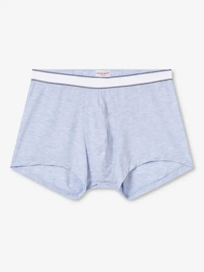 Derek Rose Men's Ethan Micro Modal Stretch Boxer Briefs - Blue