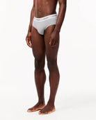 Lacoste 3-Pack Stretch Cotton Briefs - White/Black/Grey