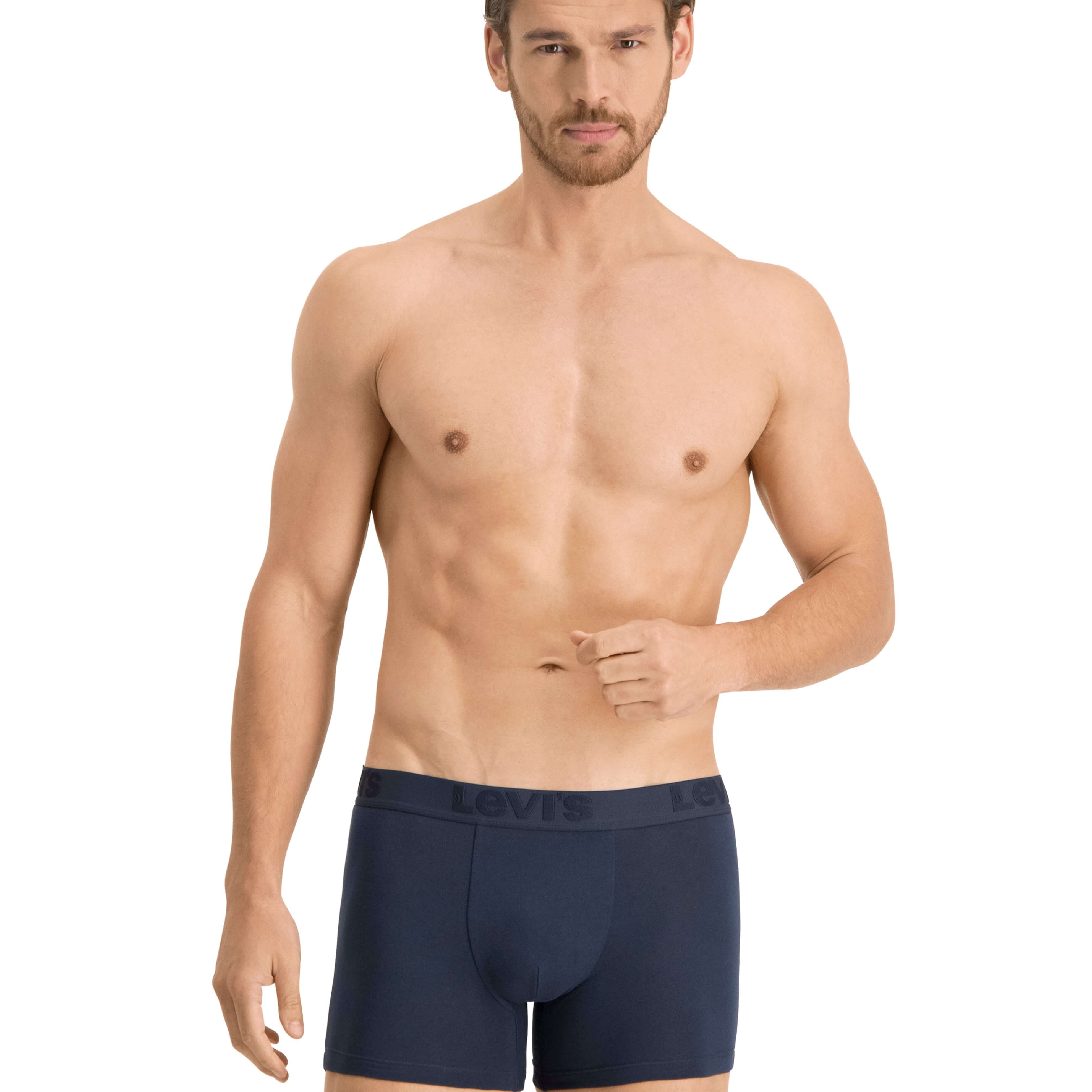 Levi's Premium Cotton Stretch Boxer Briefs - Blue/Denim/White