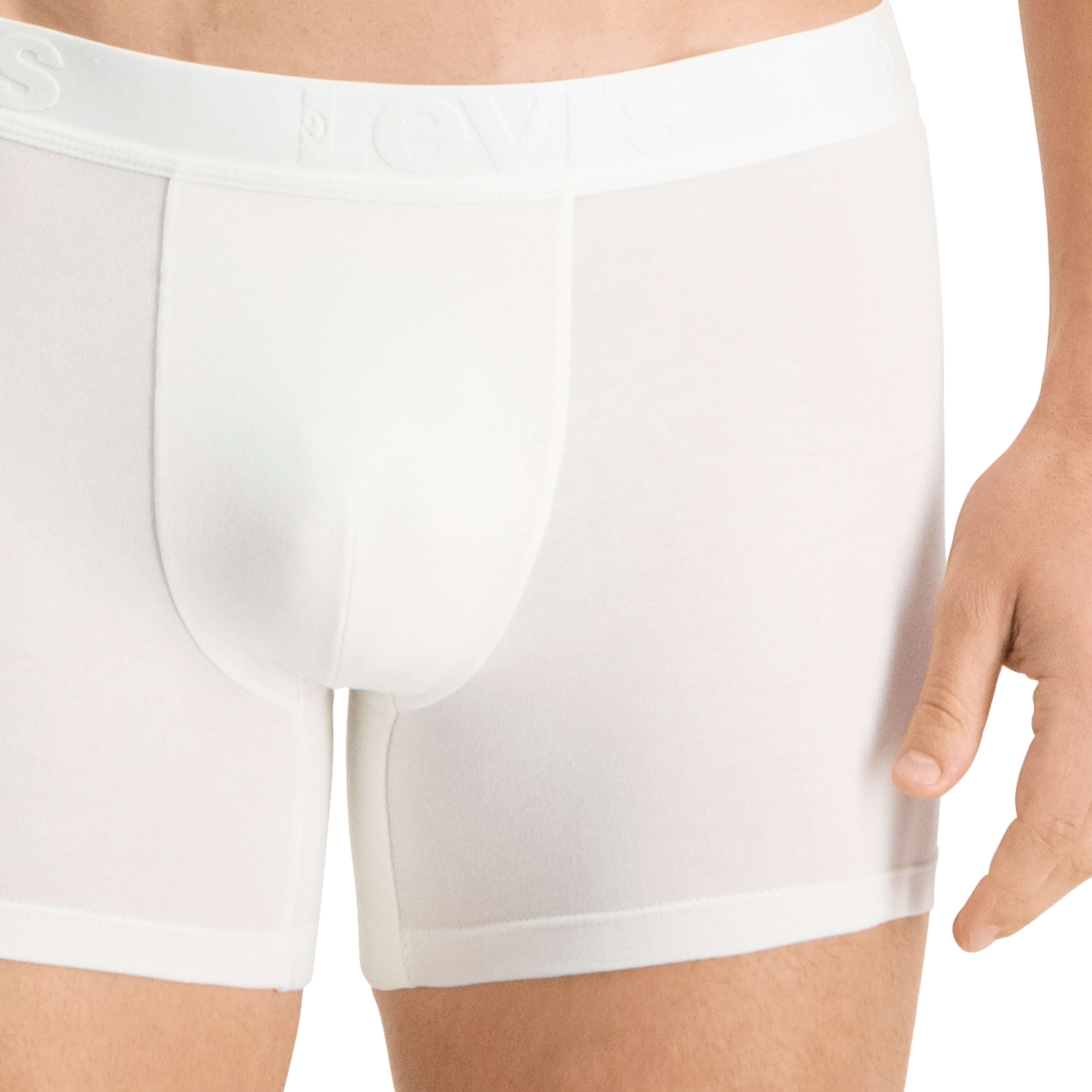 Levi's Premium Cotton Stretch Boxer Briefs - Blue/Denim/White