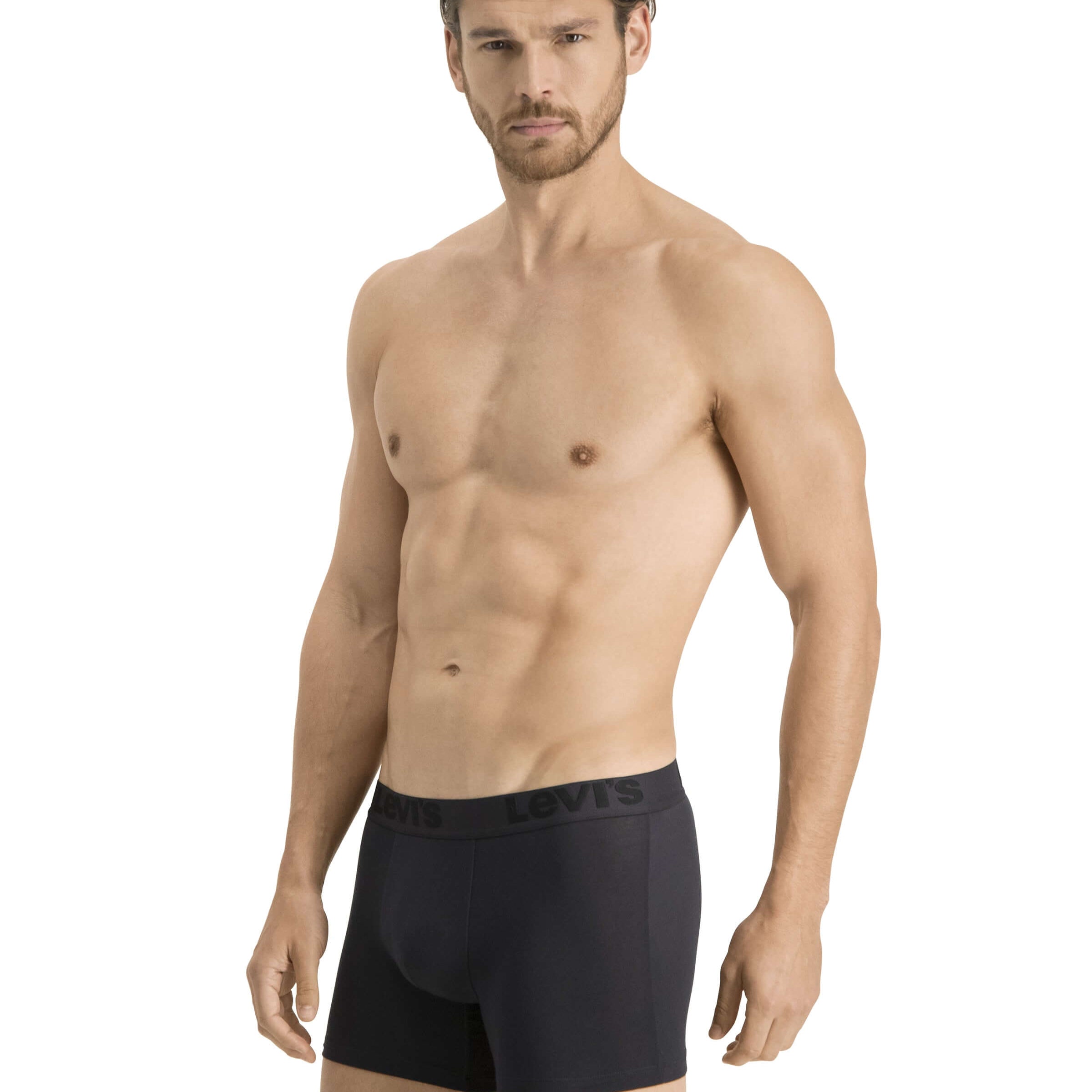 Levi's Premium Cotton Stretch Boxer Briefs - Black/Grey/White