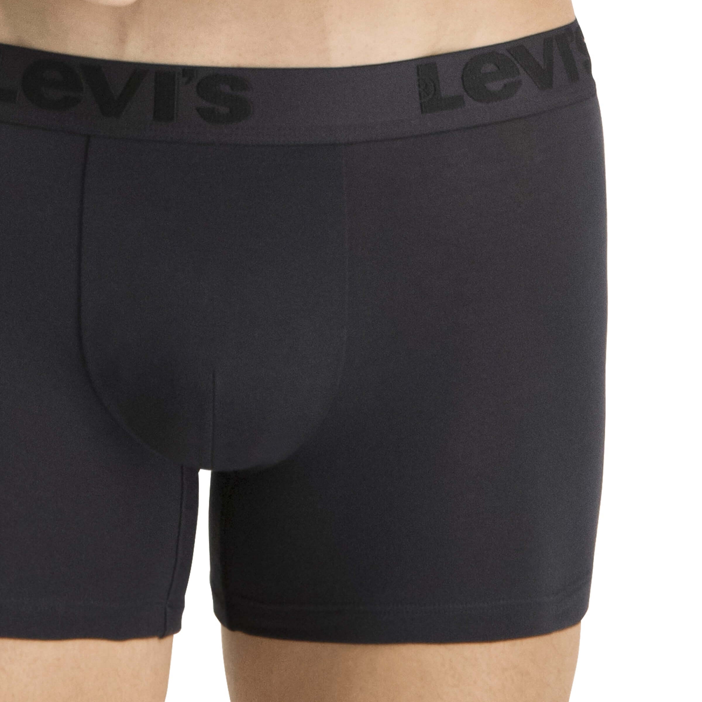 Levi's Premium Cotton Stretch Boxer Briefs - Black/Grey/White