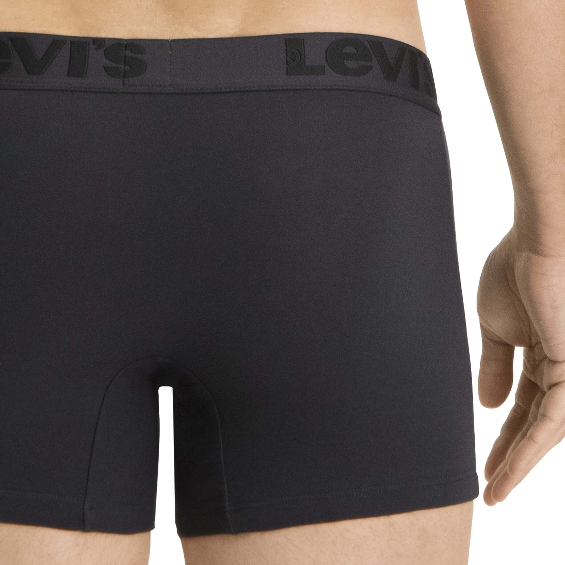 Levi's Premium Cotton Stretch Boxer Briefs - Black/Grey/White