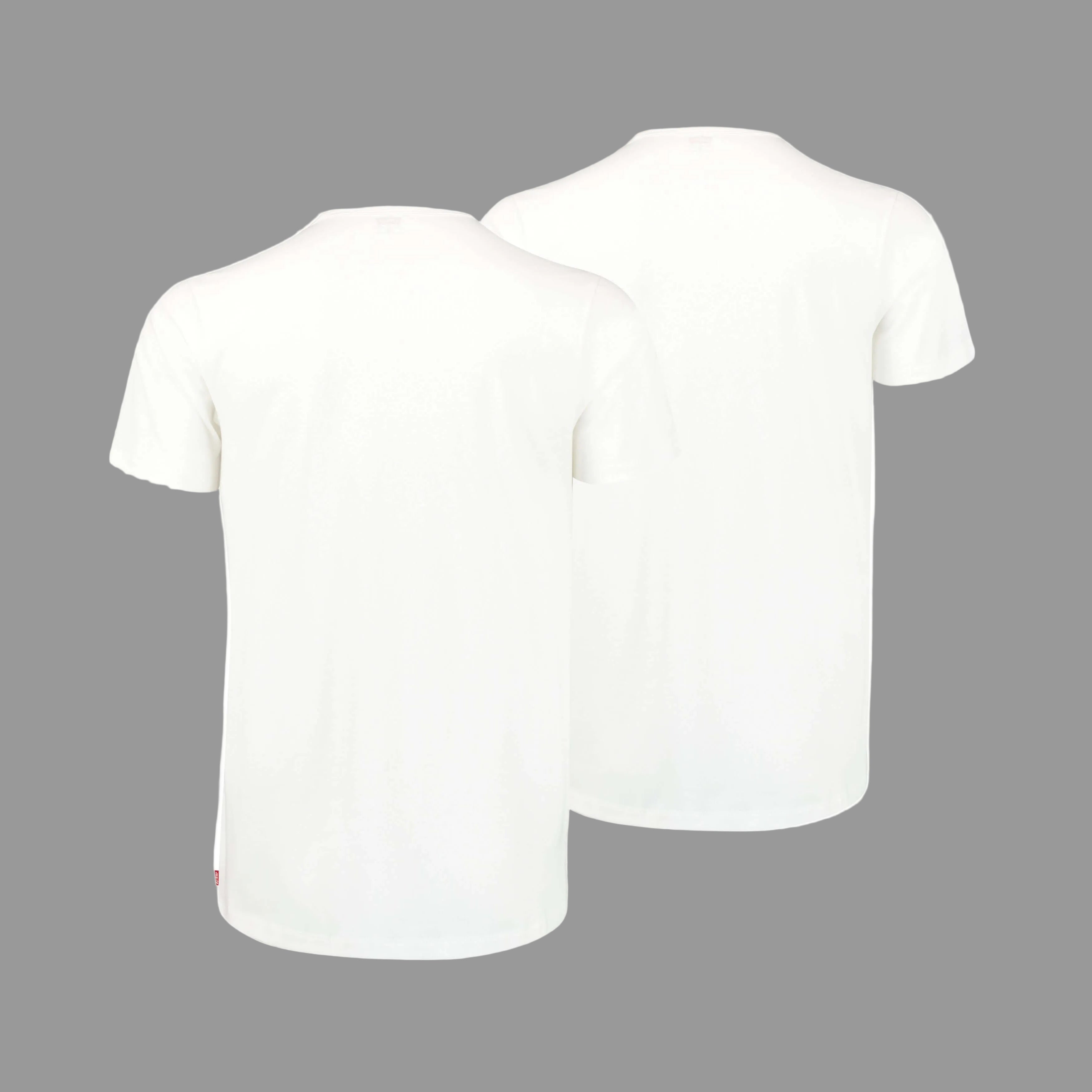 Levi's Premium Crew Neck T-Shirt 2 Pack for Men - White