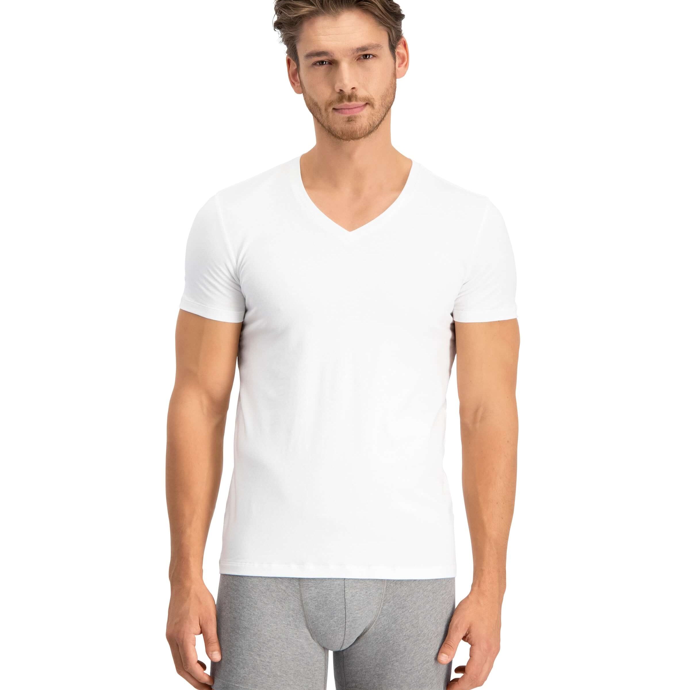 Levi's Premium V-Neck T-Shirt 2 Pack for Men - White