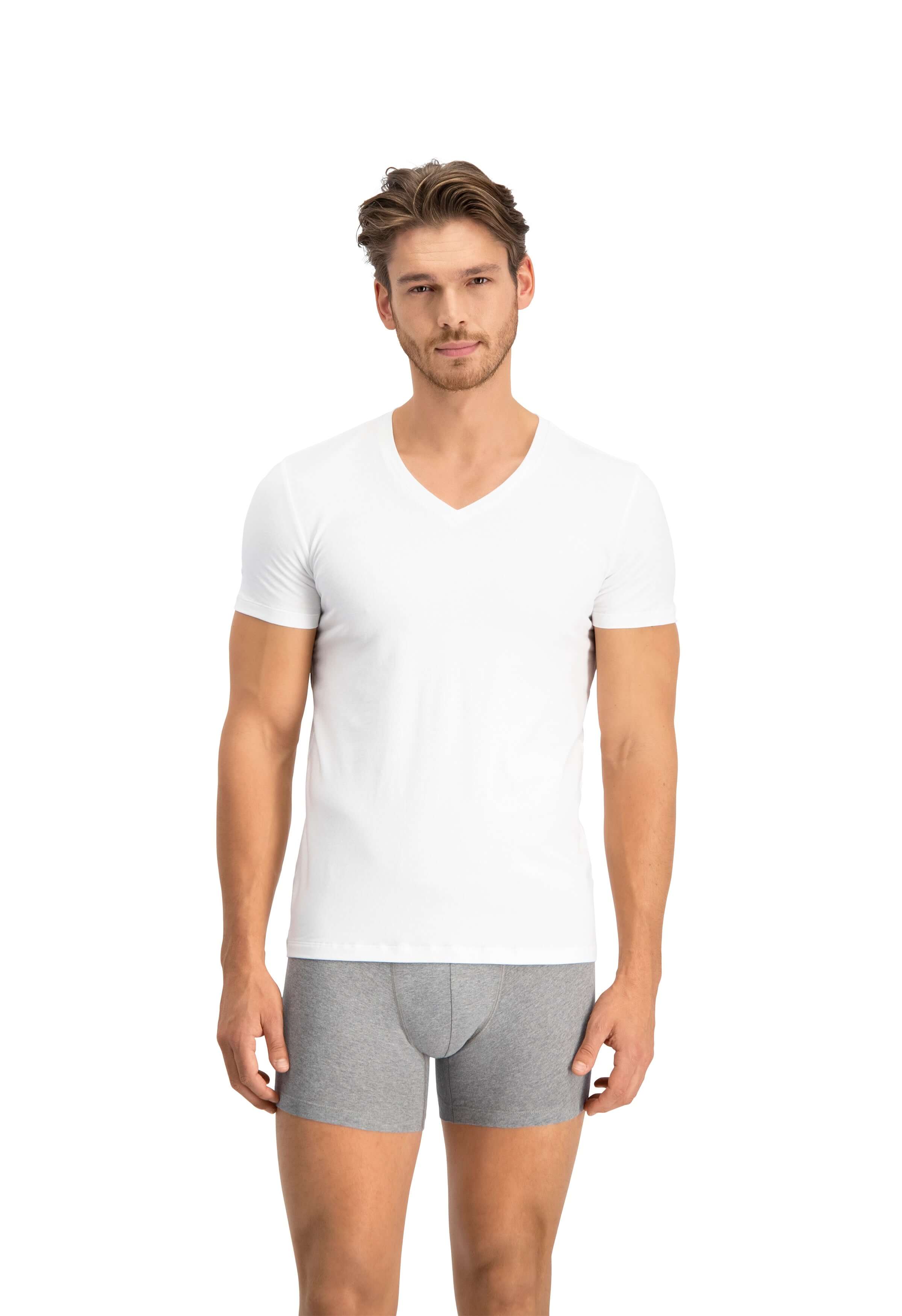 Levi's Premium V-Neck T-Shirt 2 Pack for Men - White