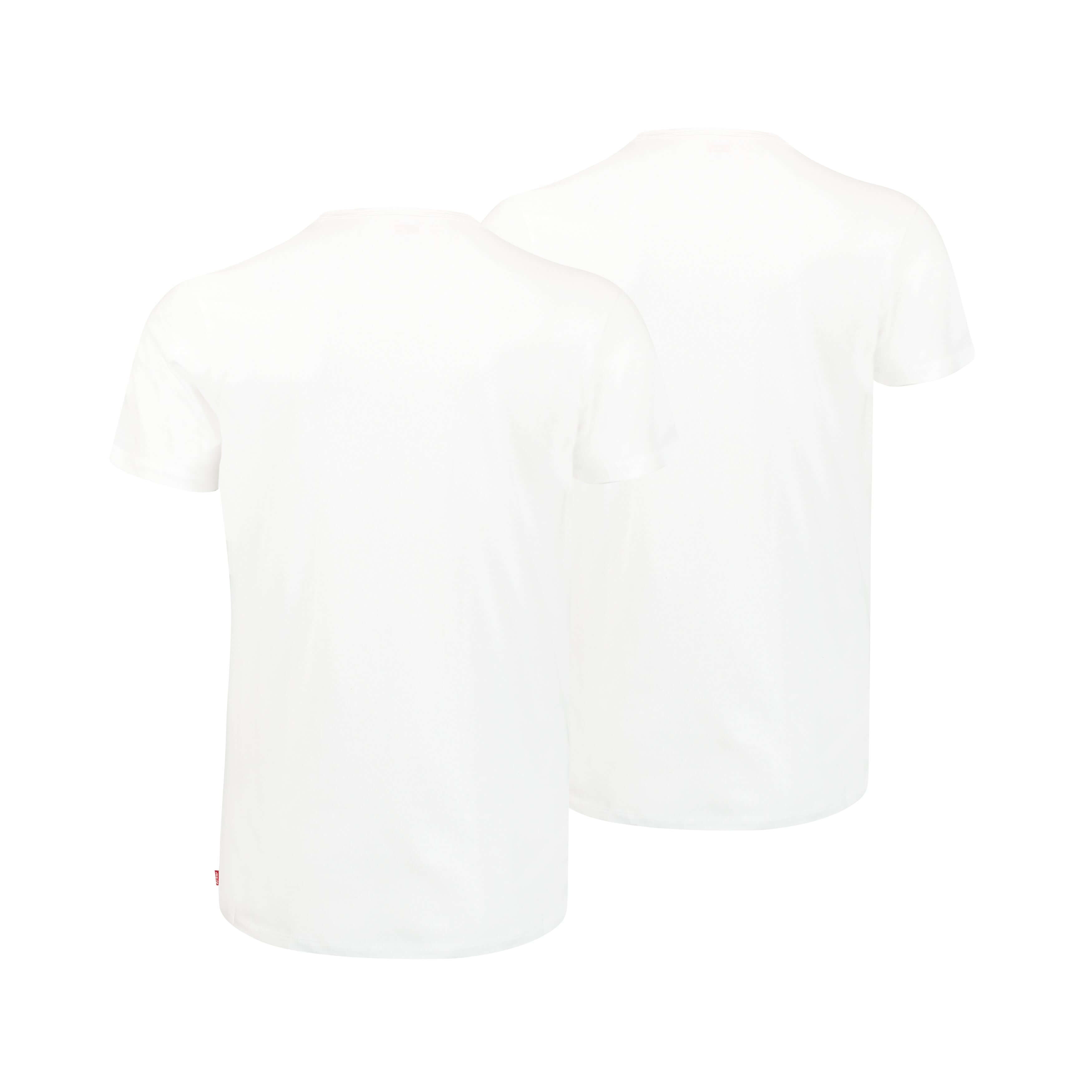 Levi's Premium V-Neck T-Shirt 2 Pack for Men - White