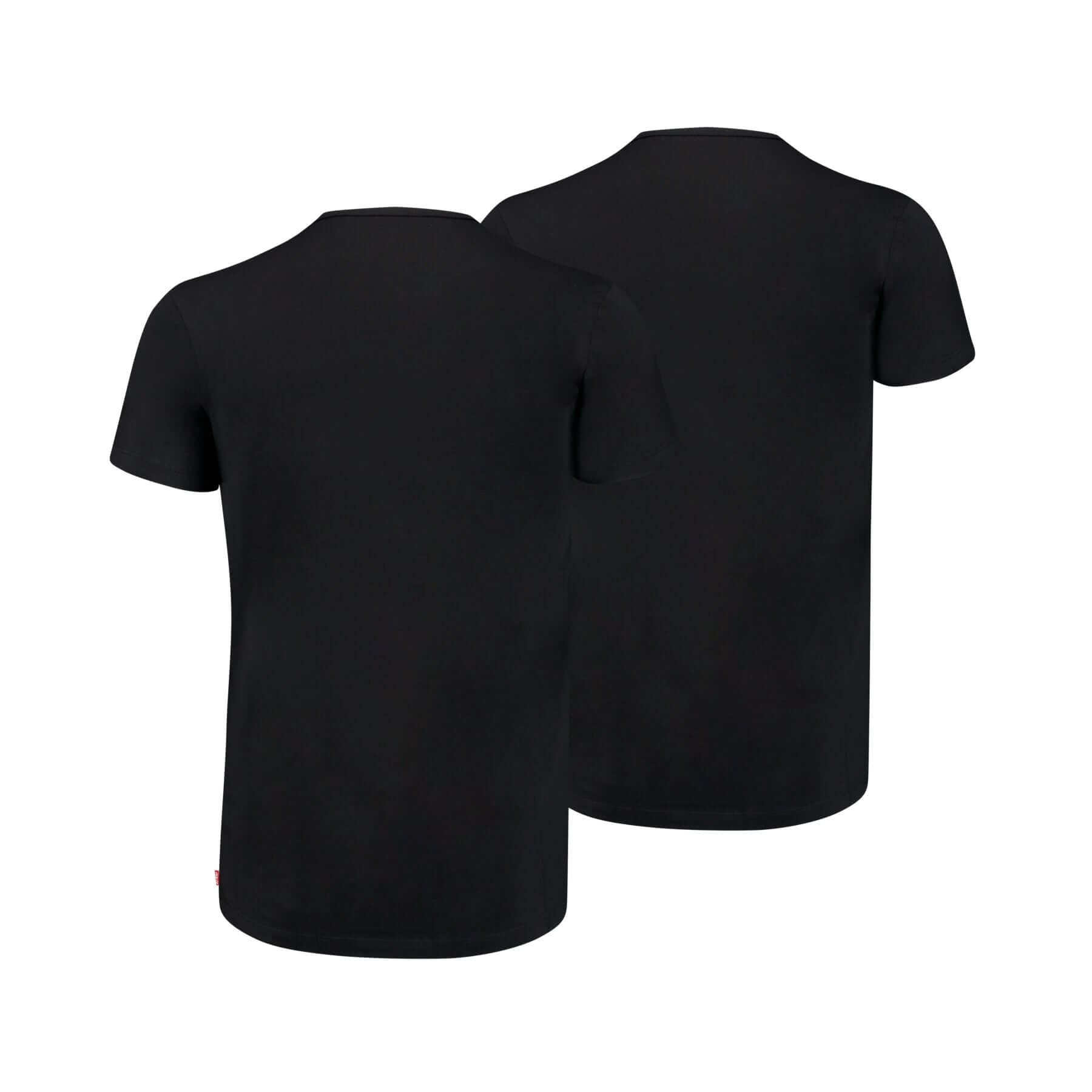 Levi's Premium V-Neck T-Shirt 2 Pack for Men - Black