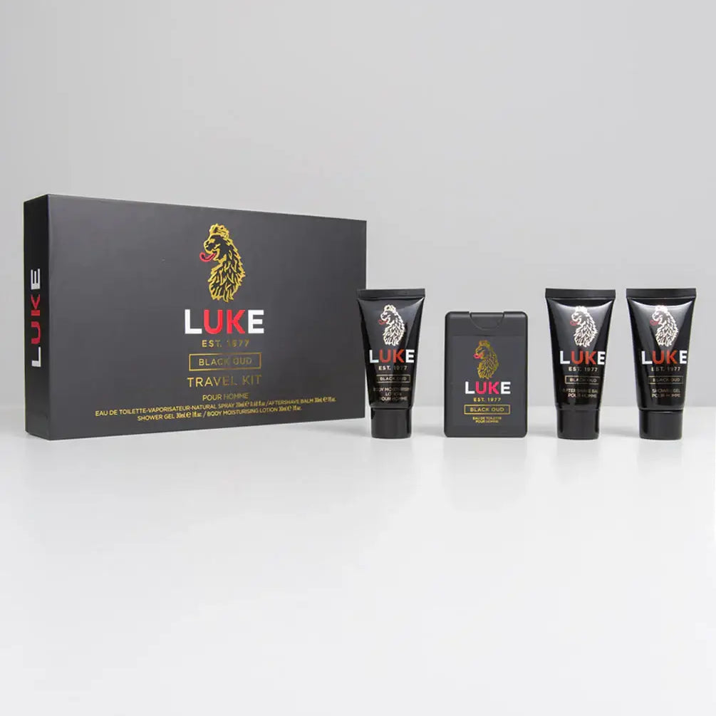 Luke 4 Piece Travel Kit - Black OUD