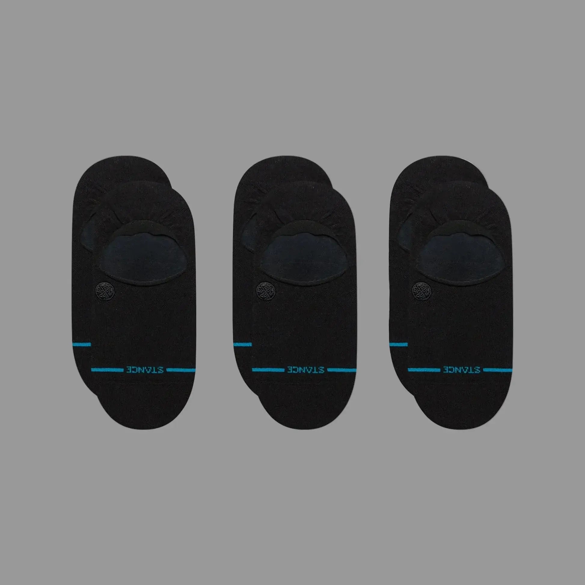 Stance Icon No Show Socks 3 Pack in premium cotton blend. Low-cut trainer socks with light cushioning, mesh airflow and everyday comfort.