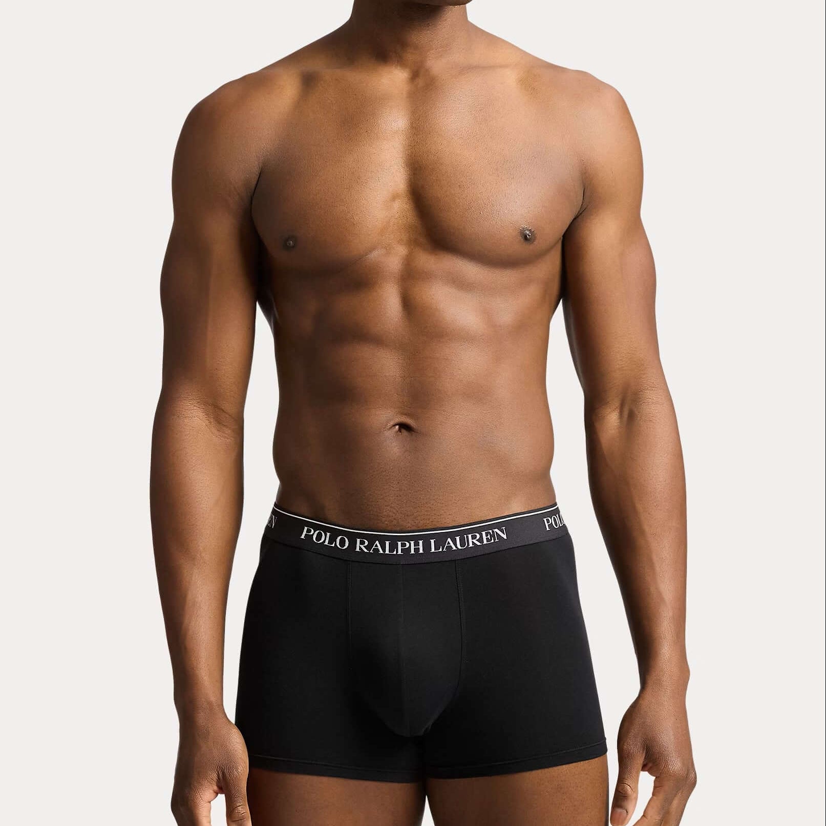 Polo Ralph Lauren Three-Pack Stretch Cotton Boxer Briefs - Black/Heather/Pistachio