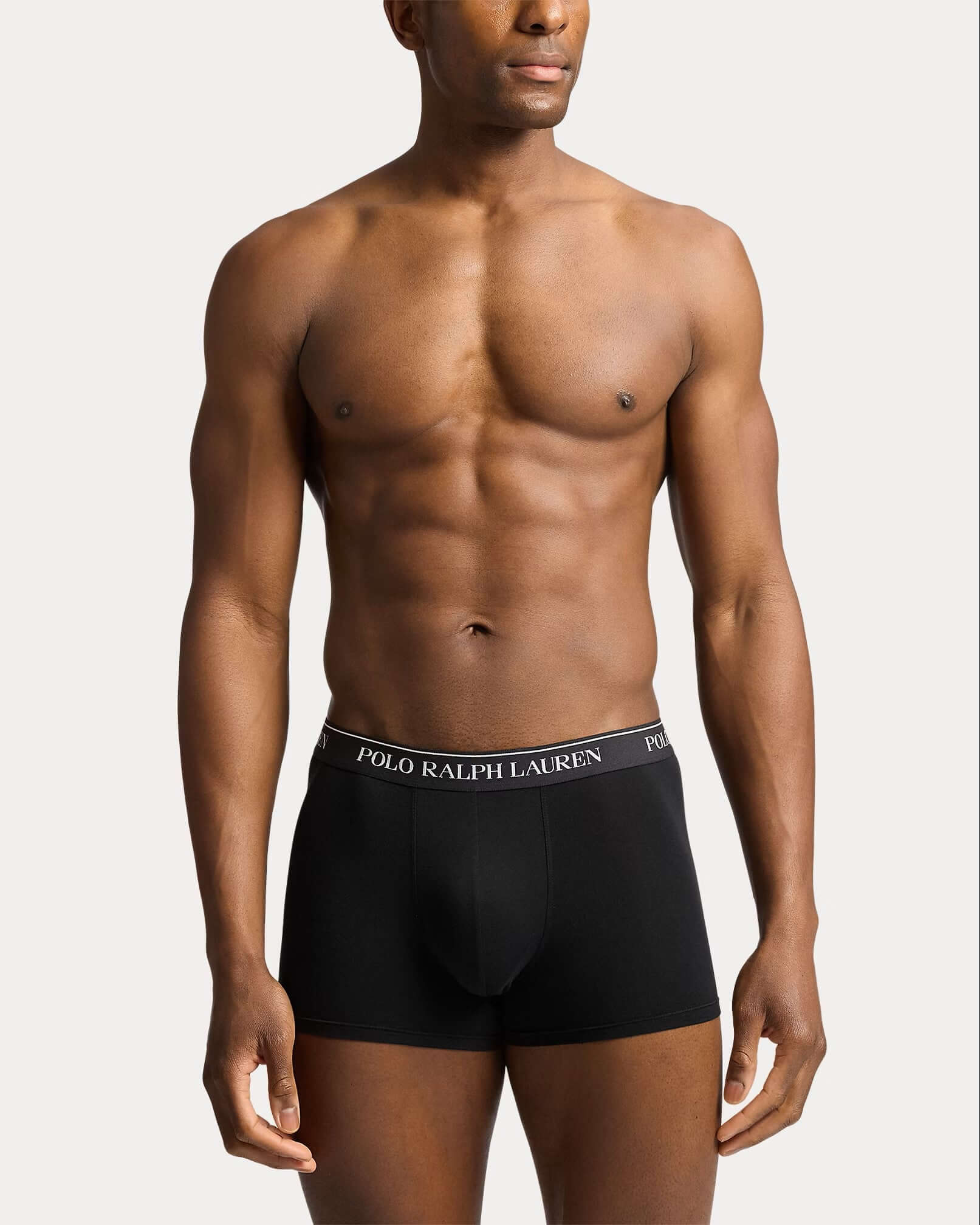 Polo Ralph Lauren Three-Pack Stretch Cotton Boxer Briefs - Black/Heather/Pistachio