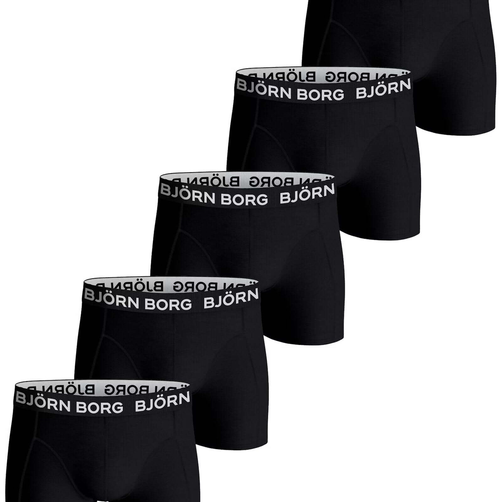 Bjorn Borg Cotton Stretch Boxer 5-pack - Black