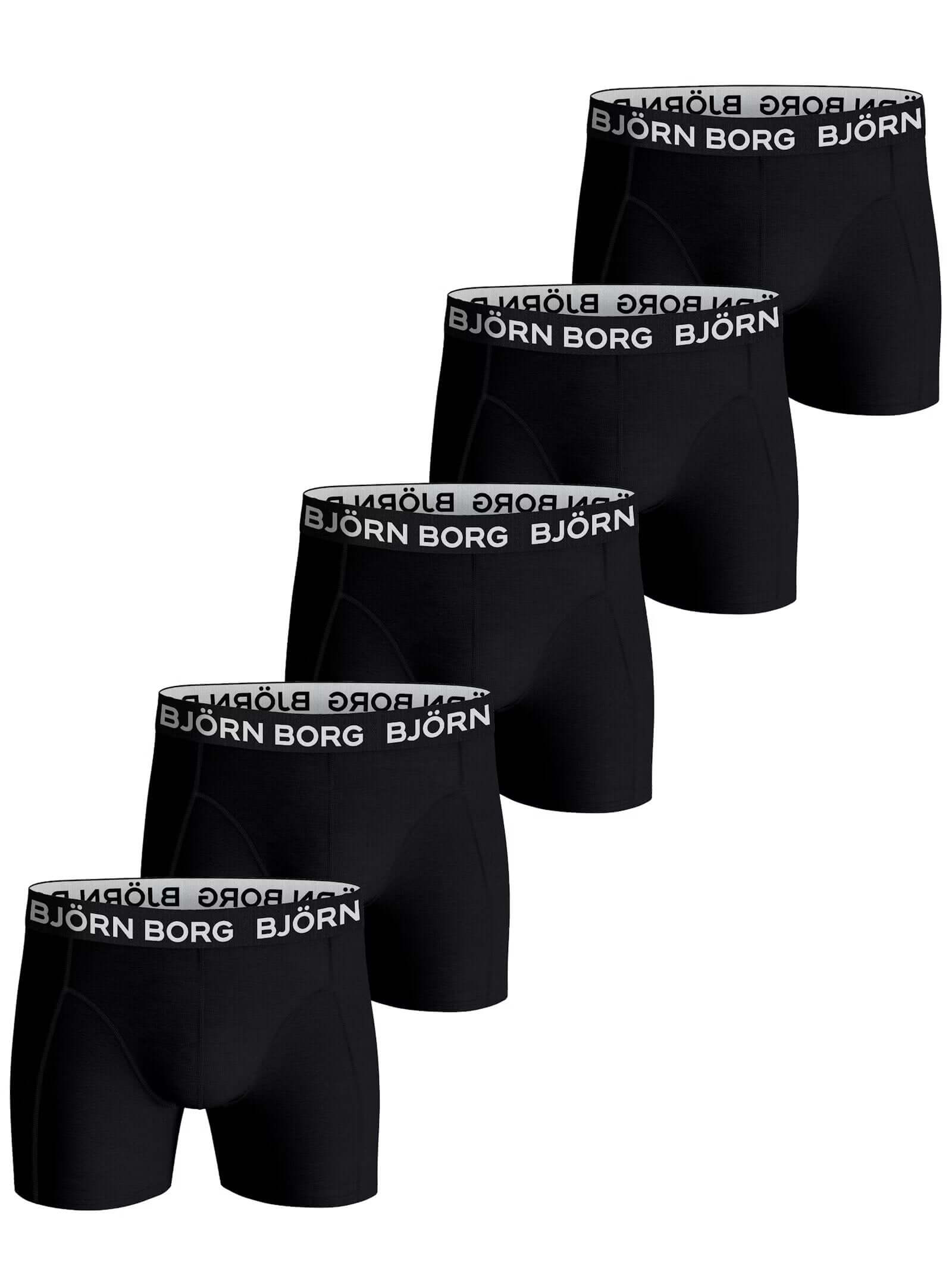 Bjorn Borg Cotton Stretch Boxer 5-pack - Black