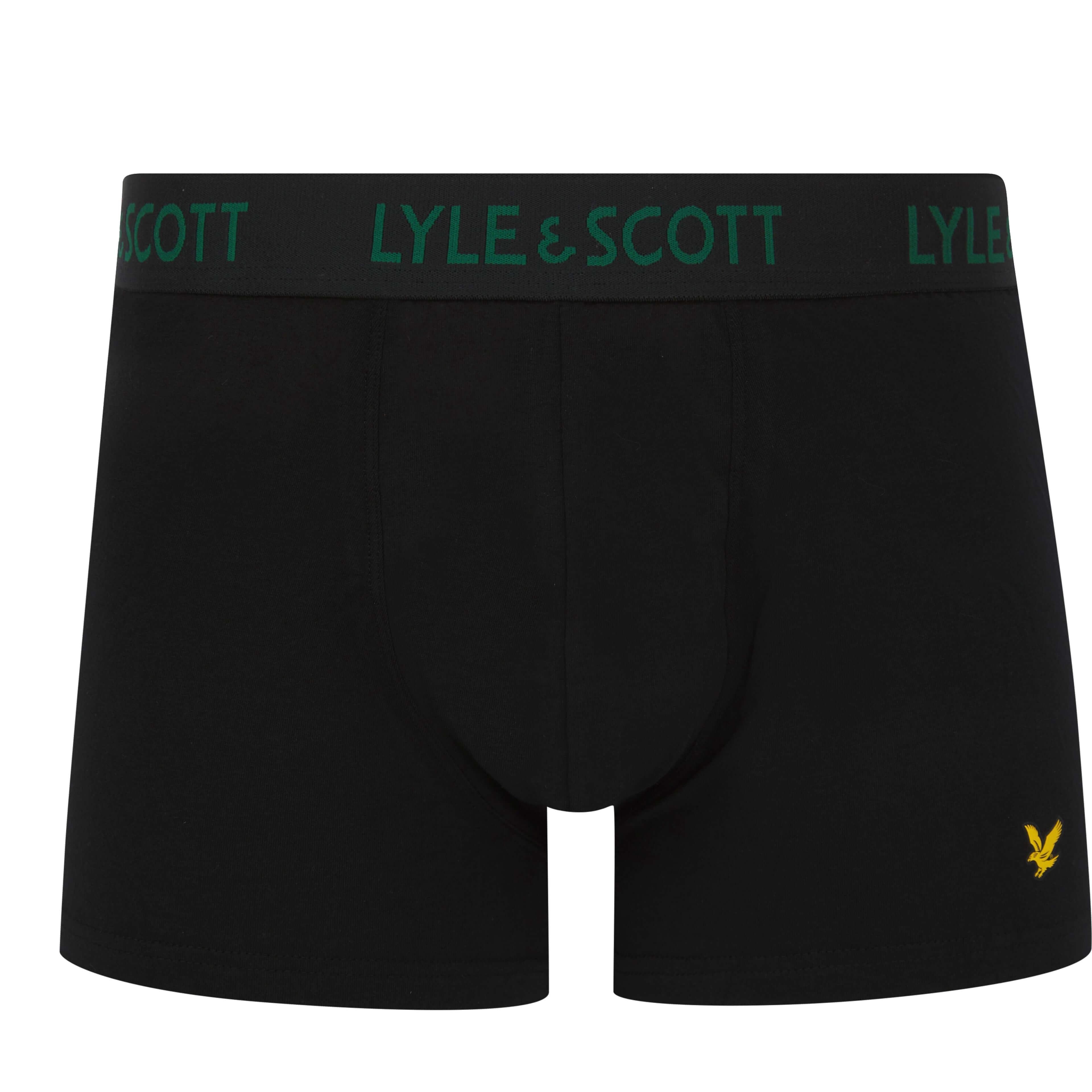 Lyle & Scott 3 Pack Barclay Men's Trunks - Black Multi